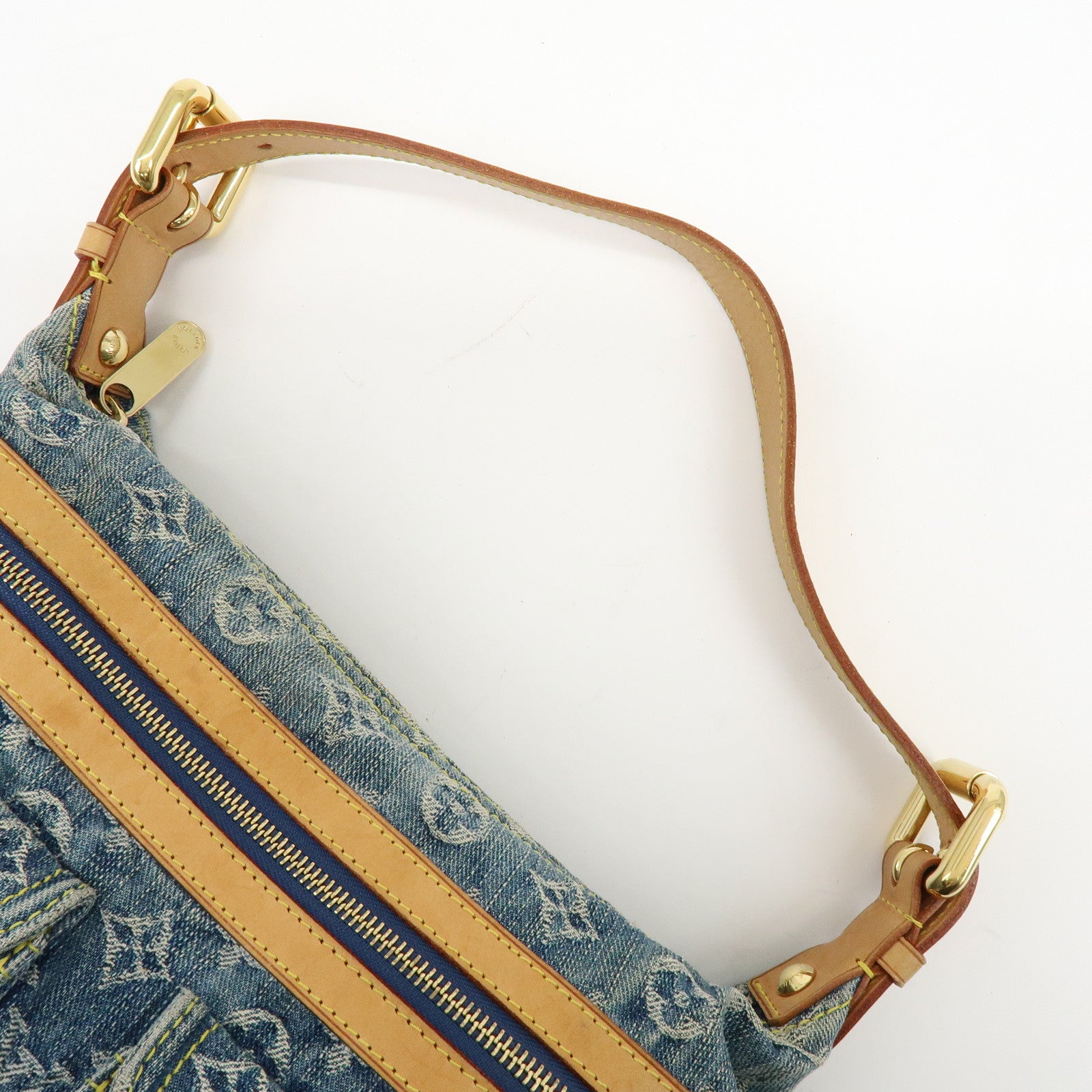 Louis Vuitton Monogram Denim Baggy PM 2Way Bag Shoulder Bag M95049
