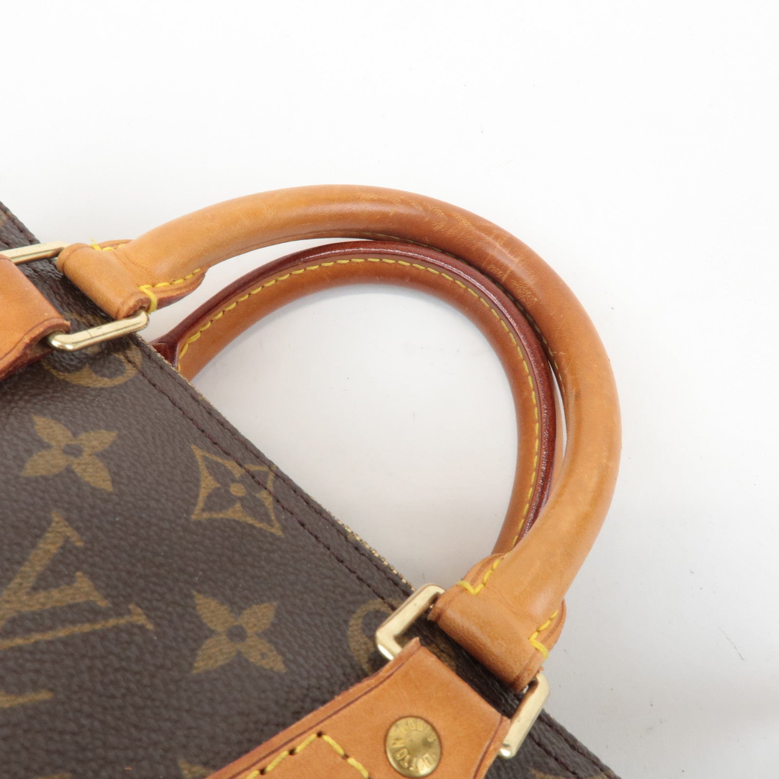 Louis Vuitton Monogram Speedy 25 Hand Bag Boston Bag Brown M41528 Used