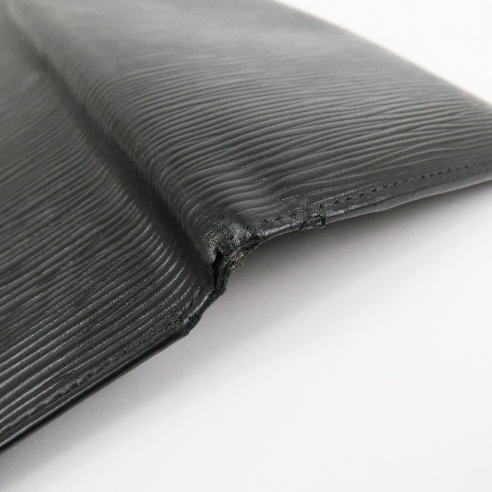 Louis Vuitton Epi Leather Portefeuille Brazza Wallet Noir M66542