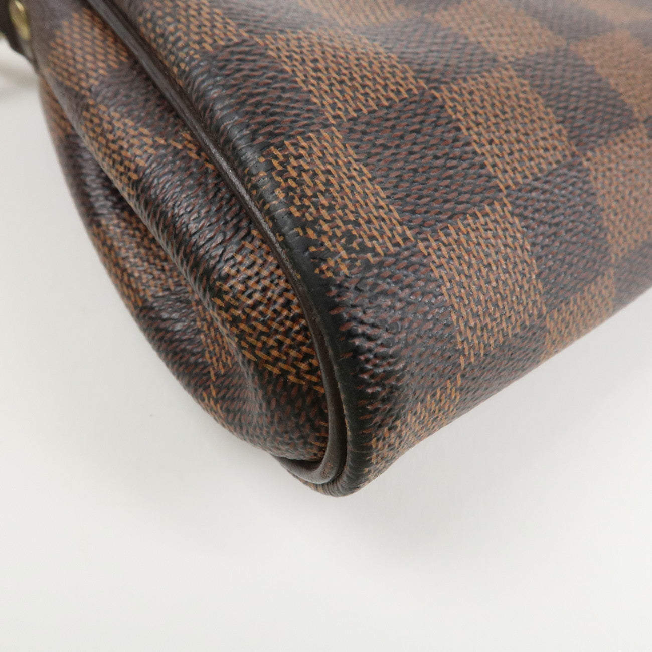 Louis Vuitton Damier Eva 2Way Hand Shoulder Bag Damier Ebene N55213 Used