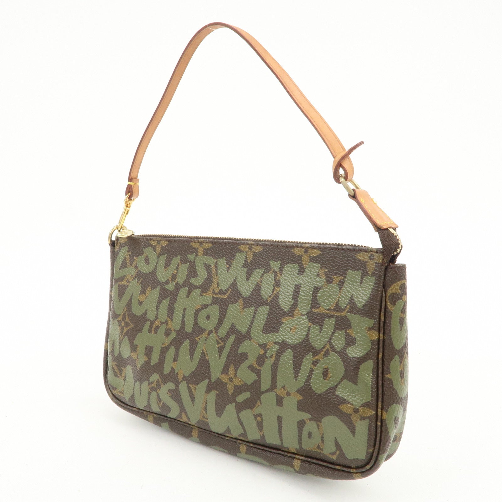 Louis Vuitton Monogram Graffiti Pochette Accessoires HandBag M92191
