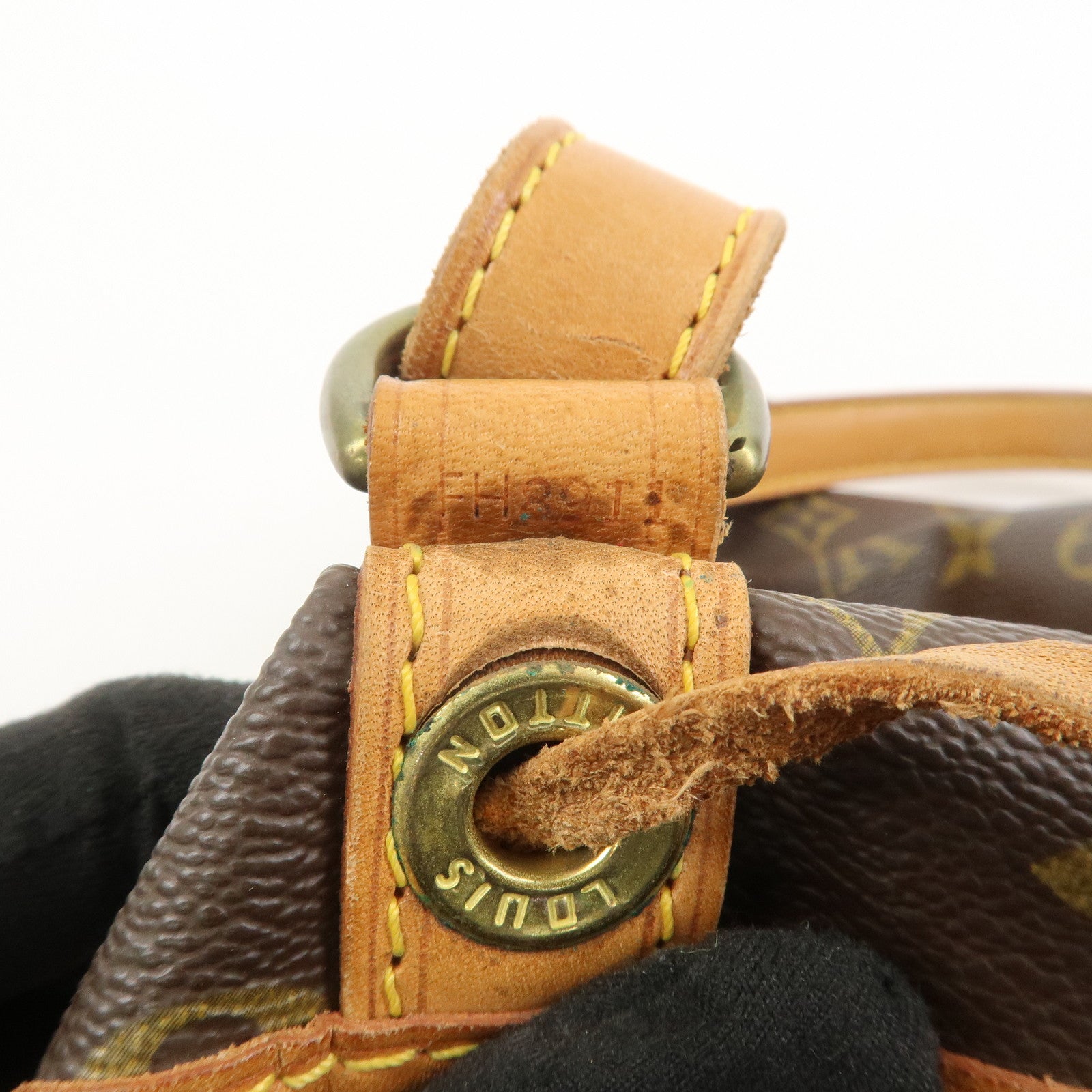 Louis Vuitton Monogram Petit Noe Shoulder Bag Brown M42226