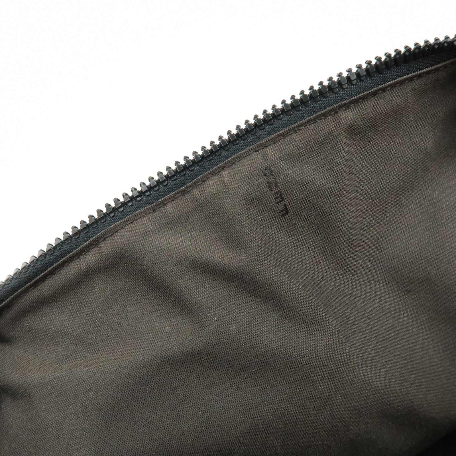 FENDI Zucca Zucchino Canvas PVC Boston Hand Bag Brown 8BL095