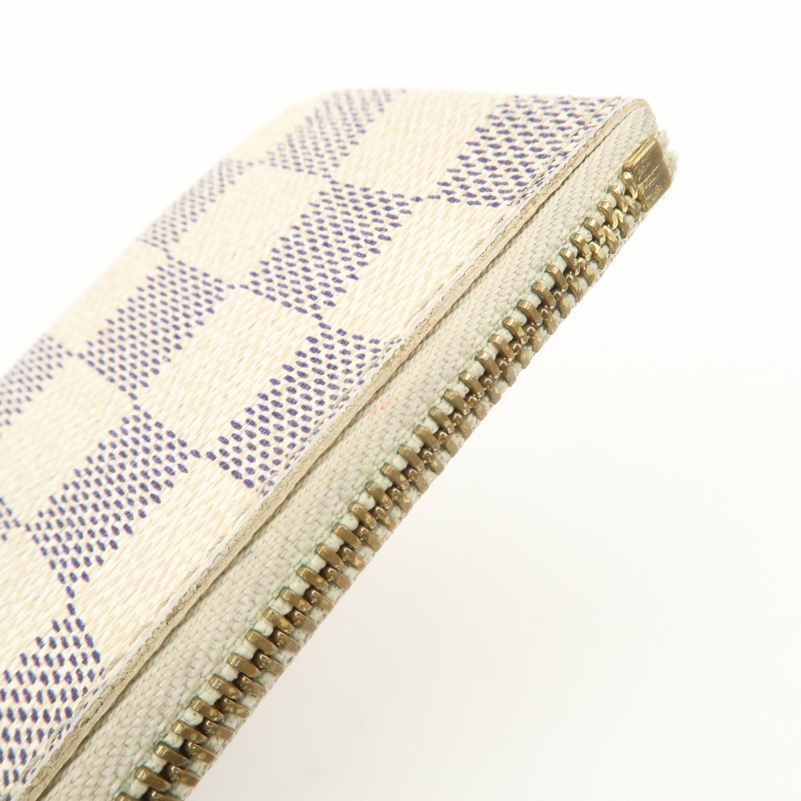 Louis Vuitton Damier Azur Pochette Cles Coin Case N62659