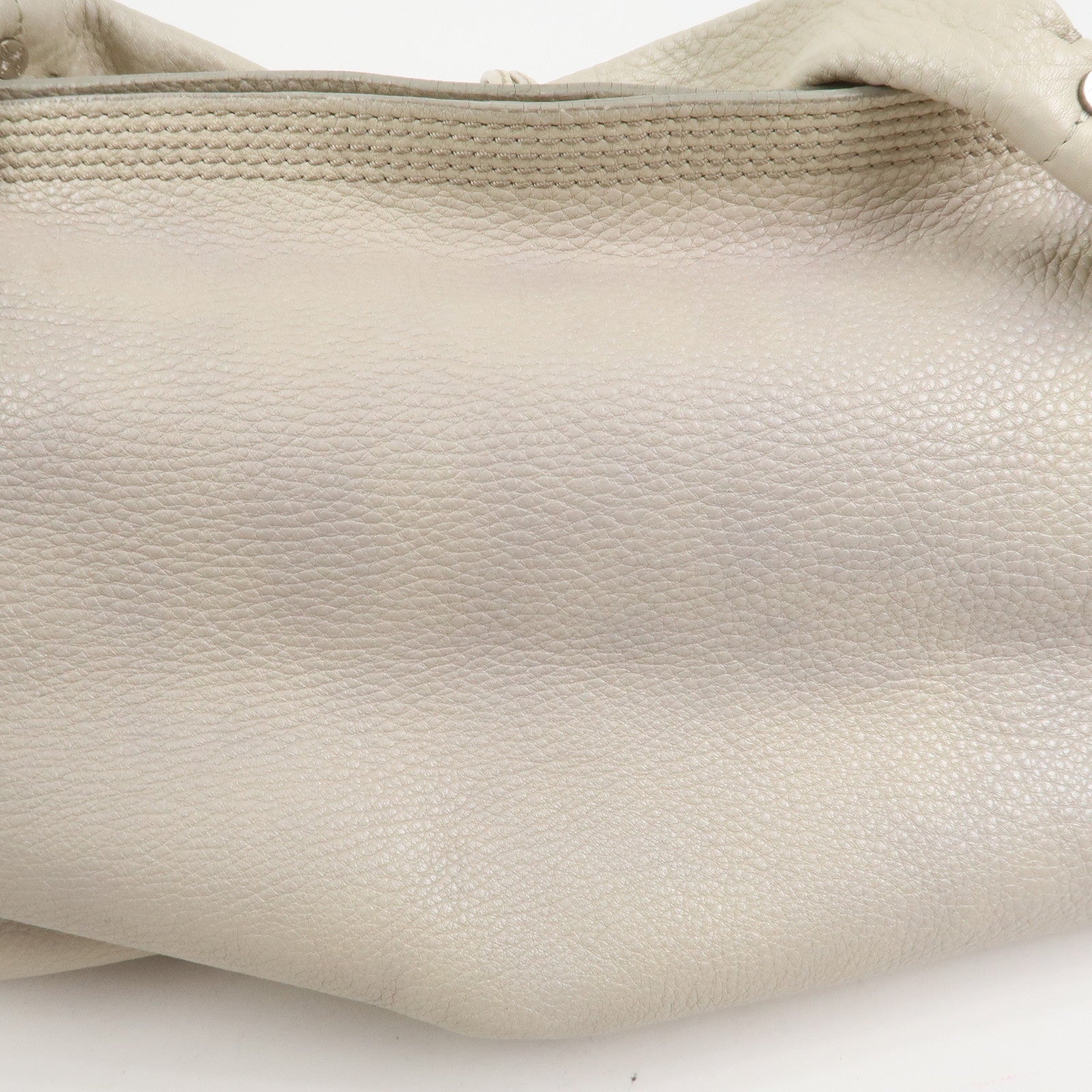CELINE Bitter Sweet Leather Shoulder Bag Hand Bag Ivory