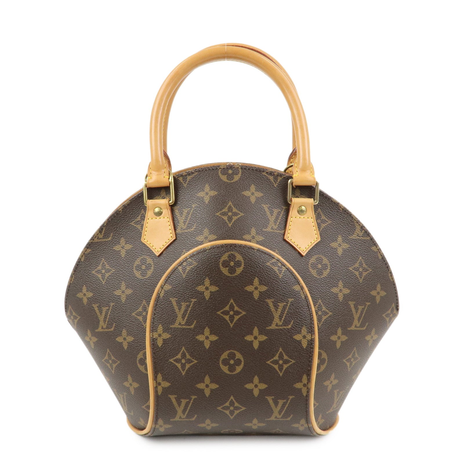 Louis Vuitton Monogram Ellipse PM Hand Bag Brown M51127