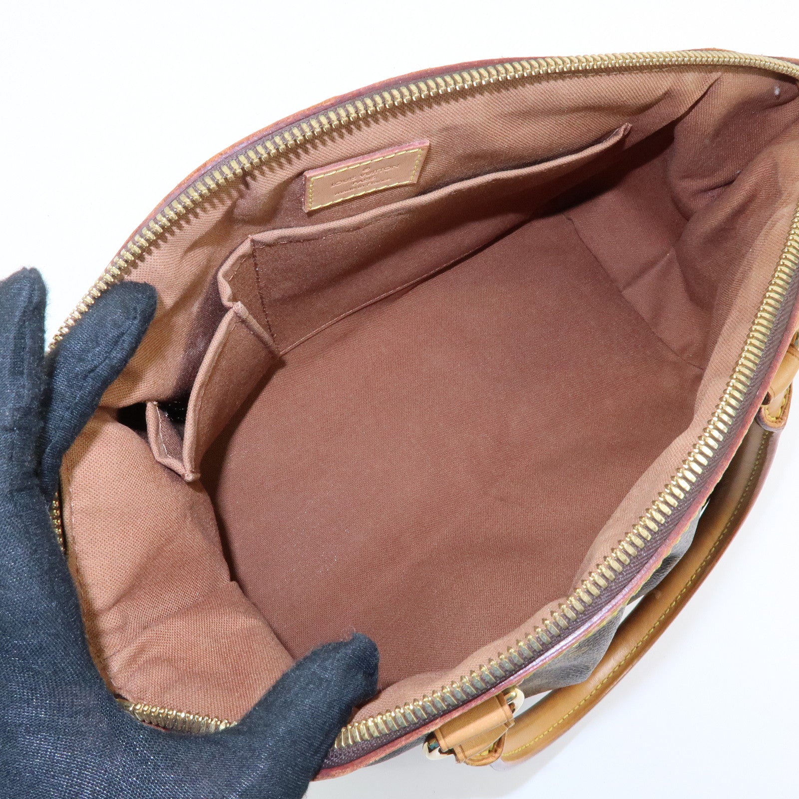 Louis Vuitton Monogram Tivoli PM Hand Bag Shoulder Bag Brown M40143