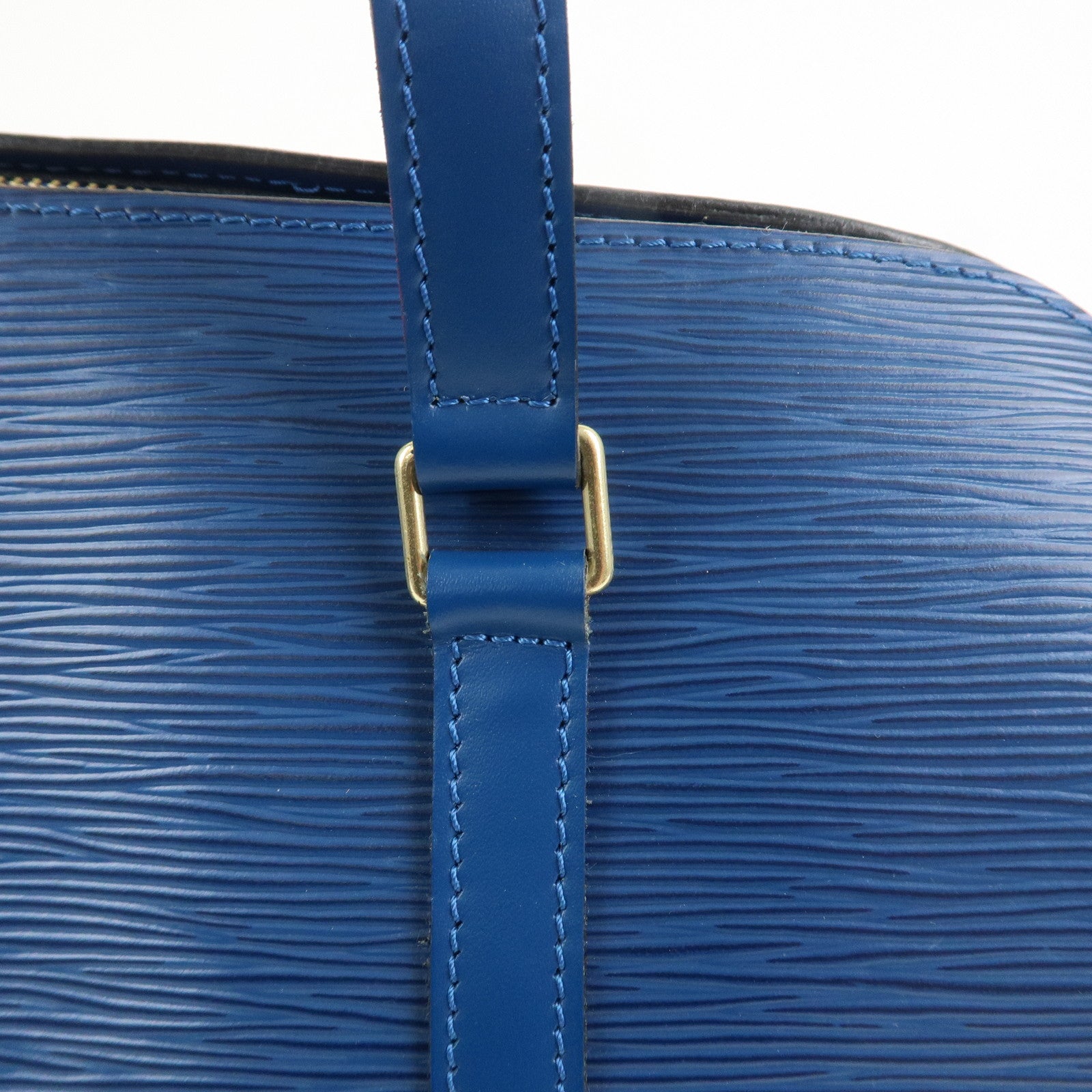 Louis Vuitton Epi Soufflot Shoulder Bag Hand Bag Toledo Blue M52225