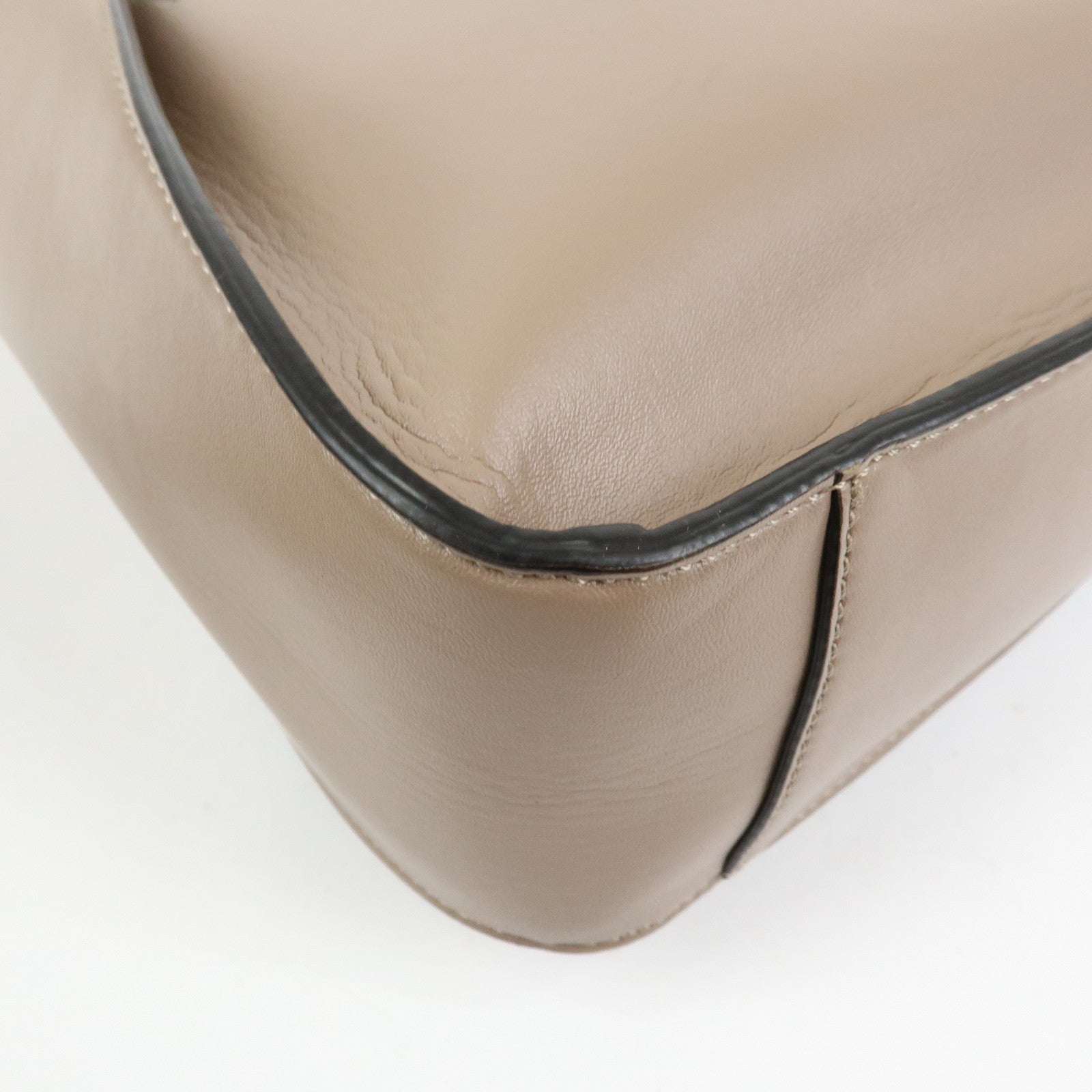 STELLA MCCARTNEY Faux Leather Shoulder Bag Crossbody Bag Beige