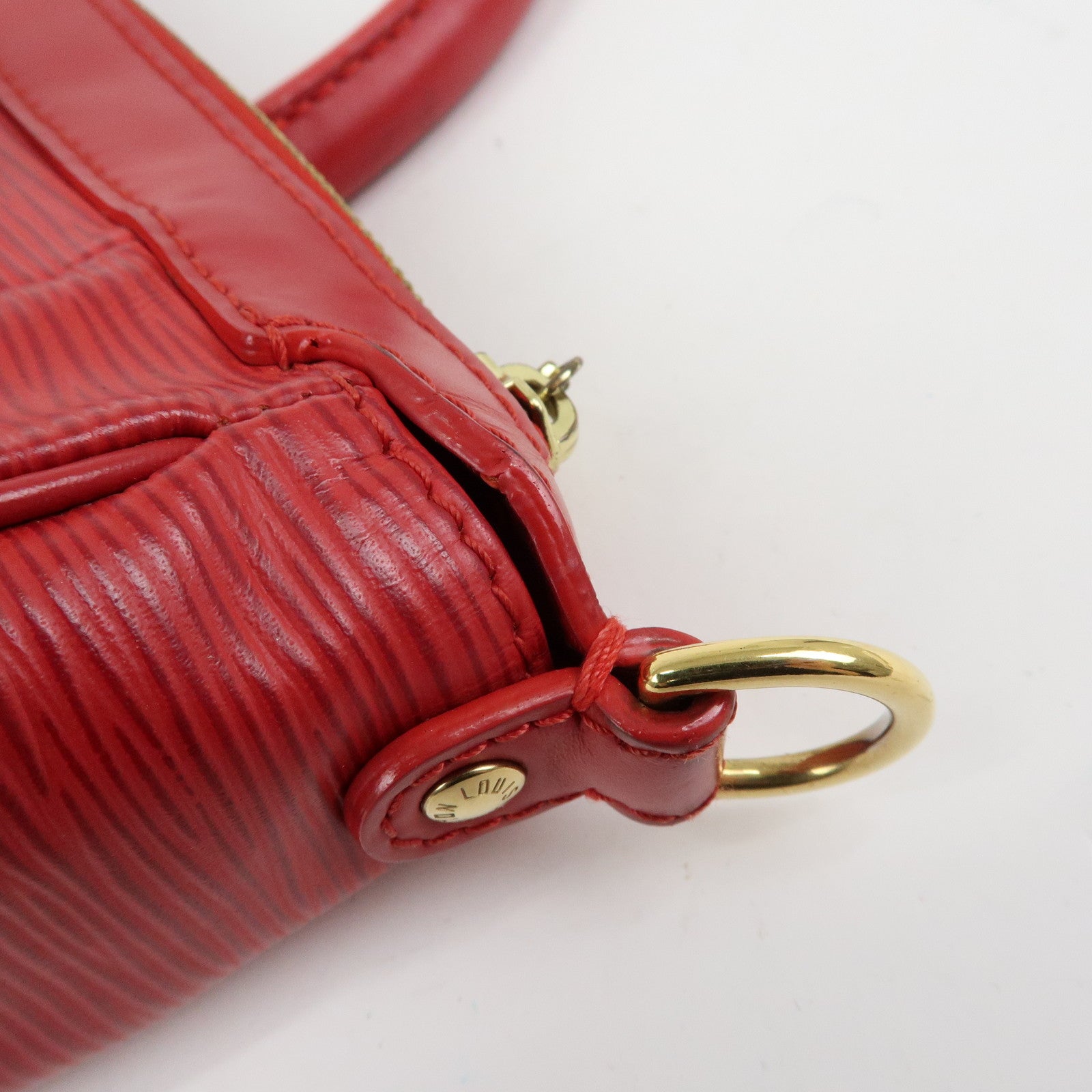 Louis Vuitton Epi Danura PM Hand Bag Shoulder Bag Red M5891E