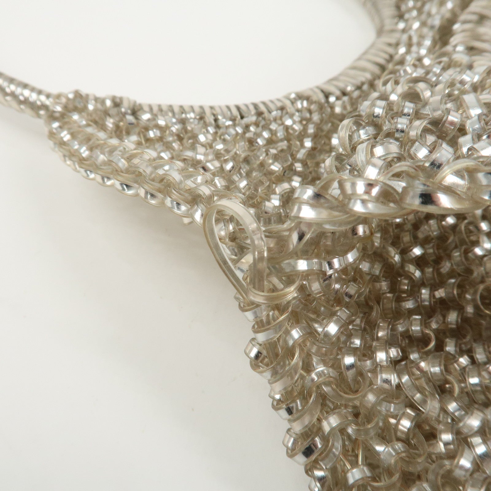 ANTEPRIMA PVC Hand Bag Shoulder Bag Clear Champagne Gold
