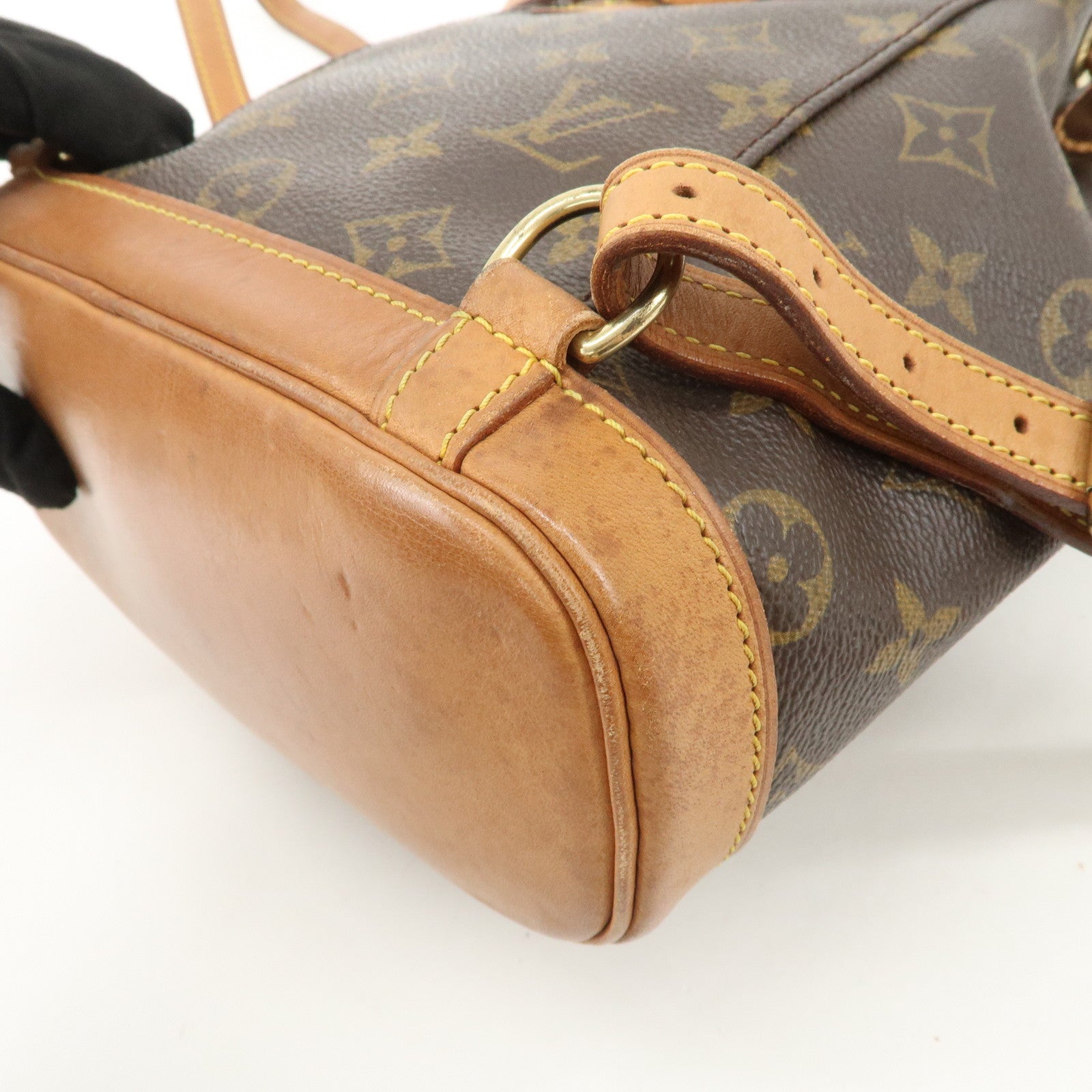 Louis Vuitton Monogram Mini Montsouris Canvas Backpack Brown M51137