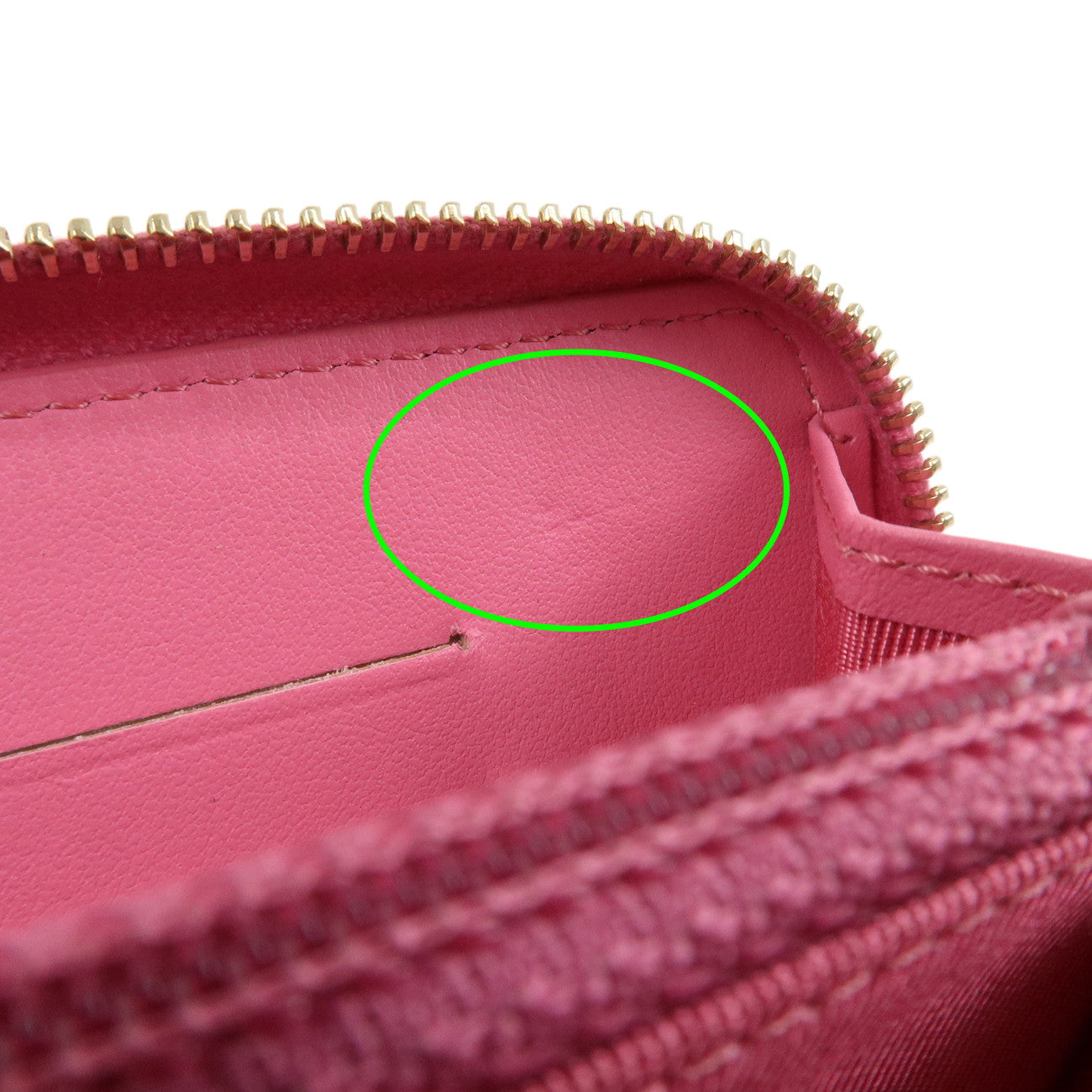 CHANEL Matelasse Caviarskin Small Wallet Pink A80481