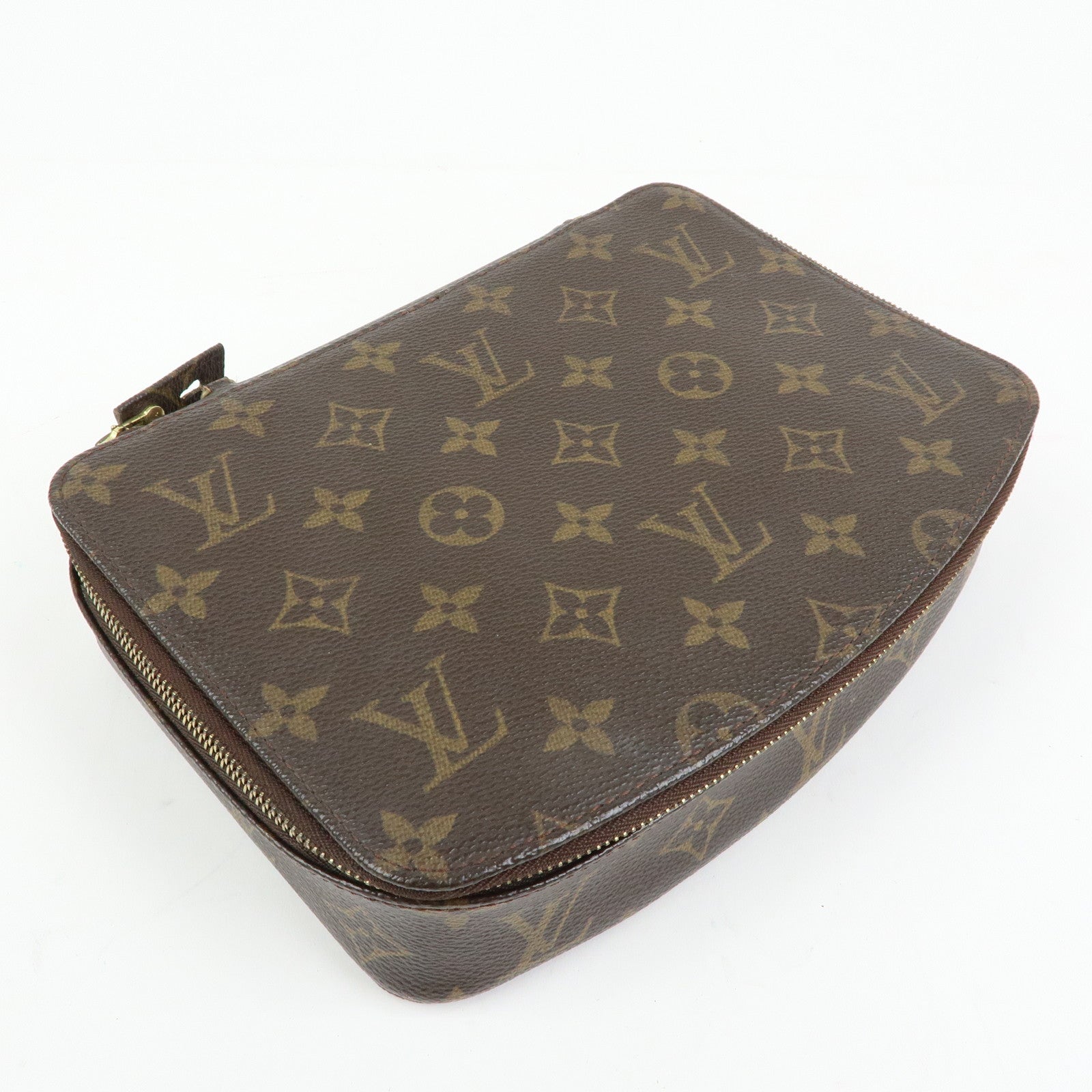 Louis Vuitton Monogram Posh Monte Carlo Jewelry Box Brown M47350