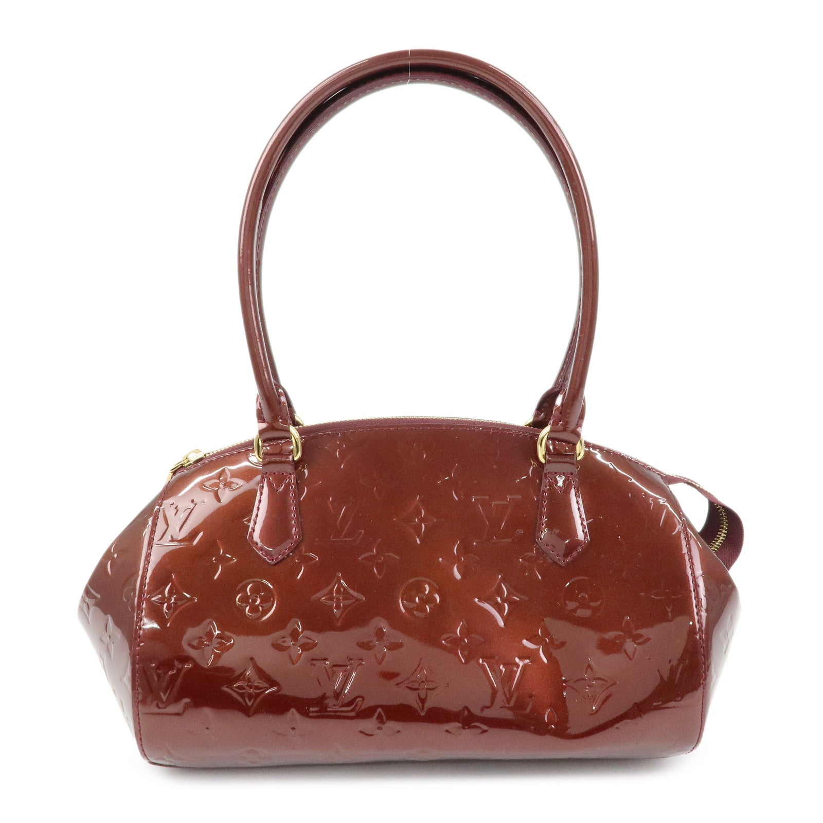 Louis Vuitton Monogram Vernis Sherwood PM Boston Hand Bag M91492