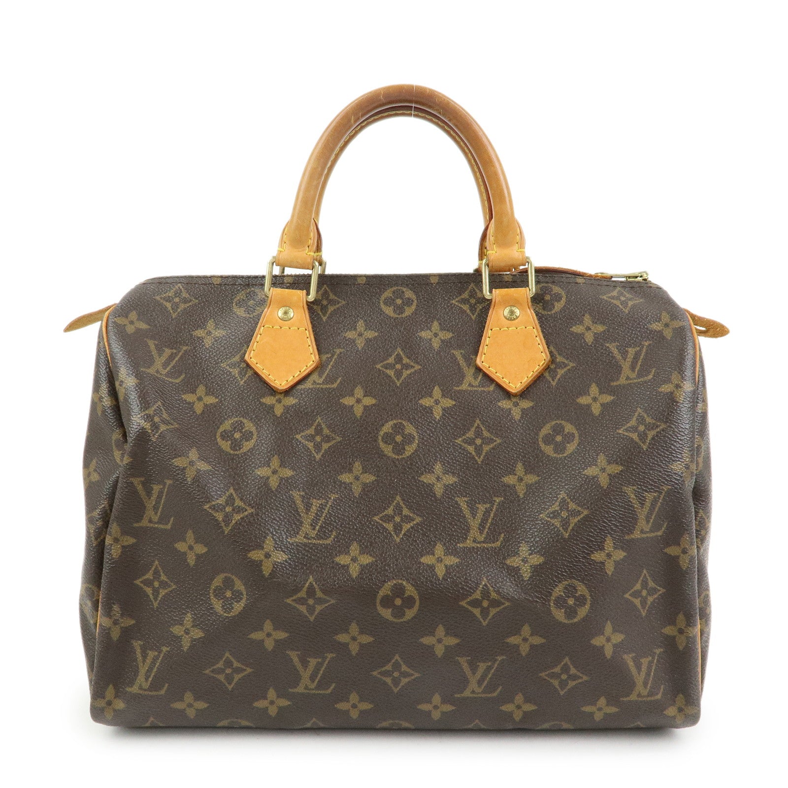Louis Vuitton Monogram Speedy 30 Boston Bag Hand Bag Brown M41526