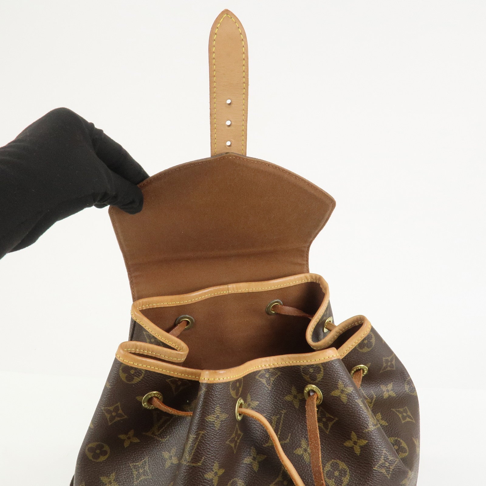 Louis Vuitton Monogram Montsouris GM Backpack Brown M51135
