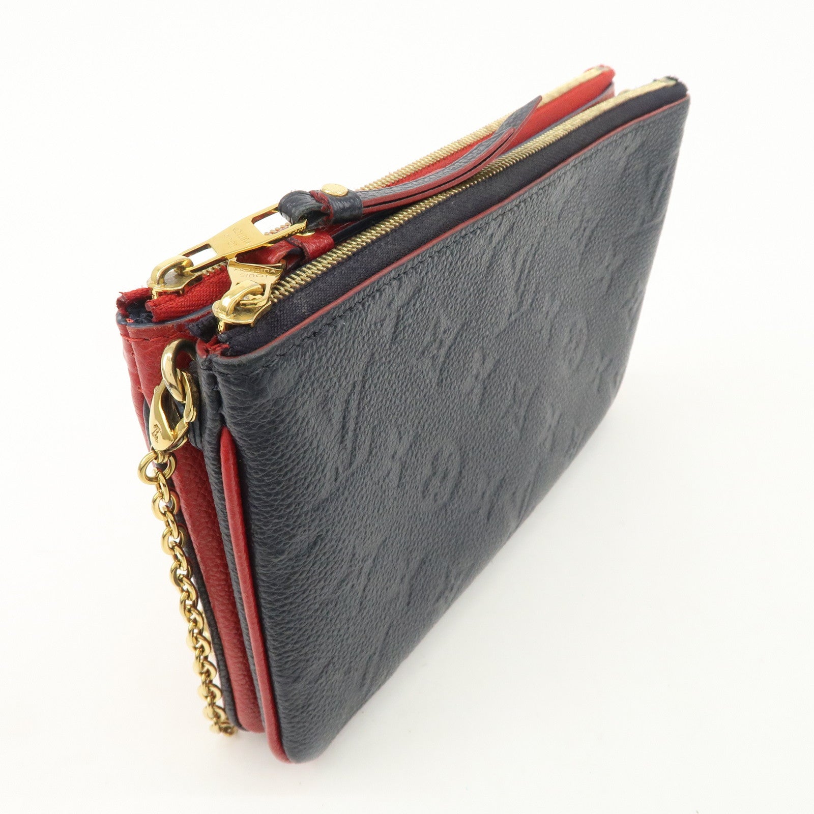Louis Vuitton Monogram Empreinte Pochette Double Zip M63916 Used