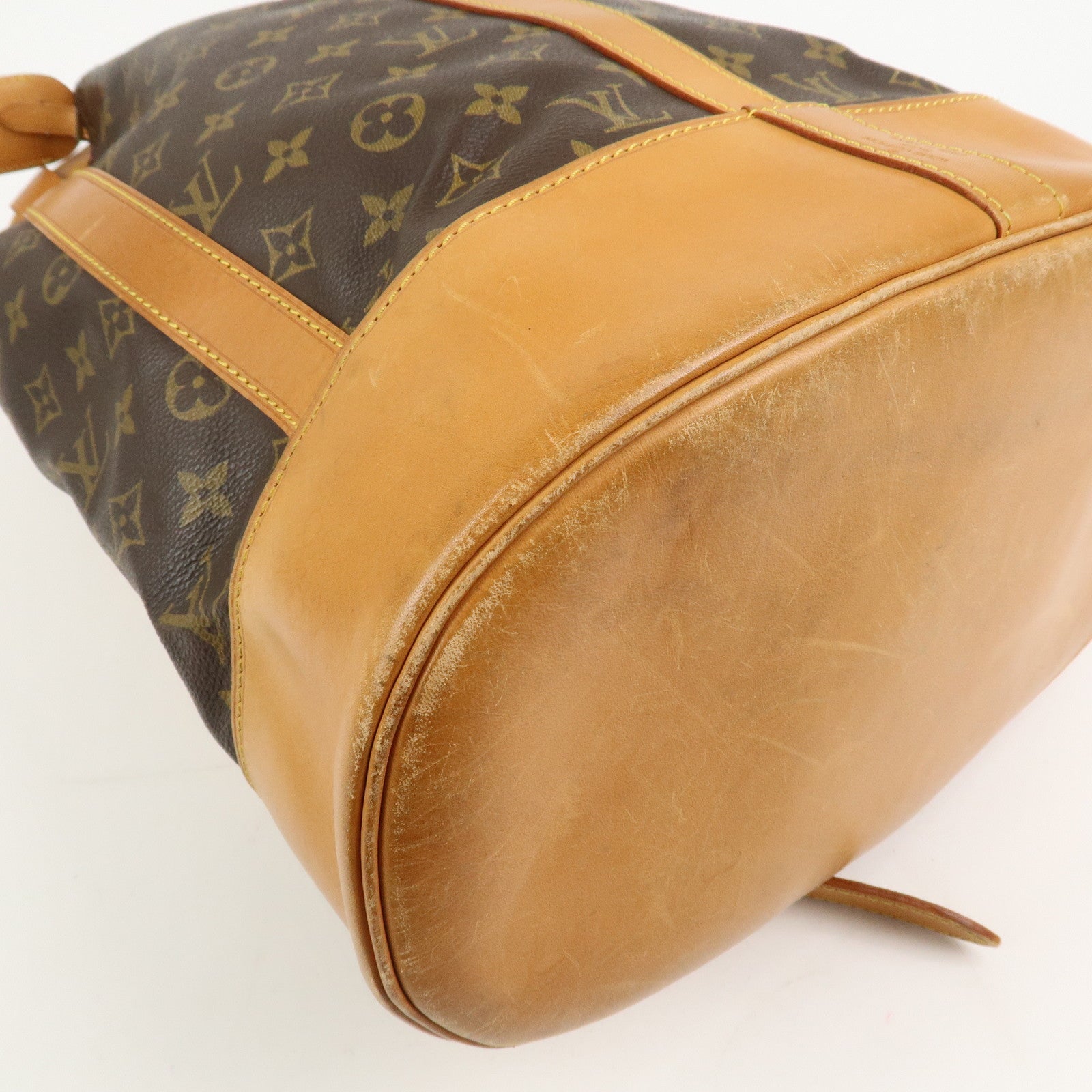 Louis Vuitton Monogram Randonnee GM Shoulder Bag Brown M42244