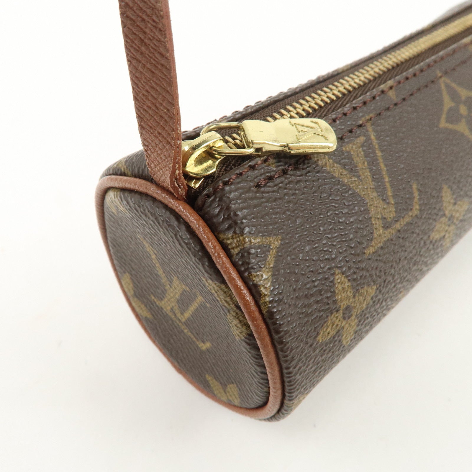 Louis Vuitton Monogram Mini Pouch for Papillon Bag Old Style Brown