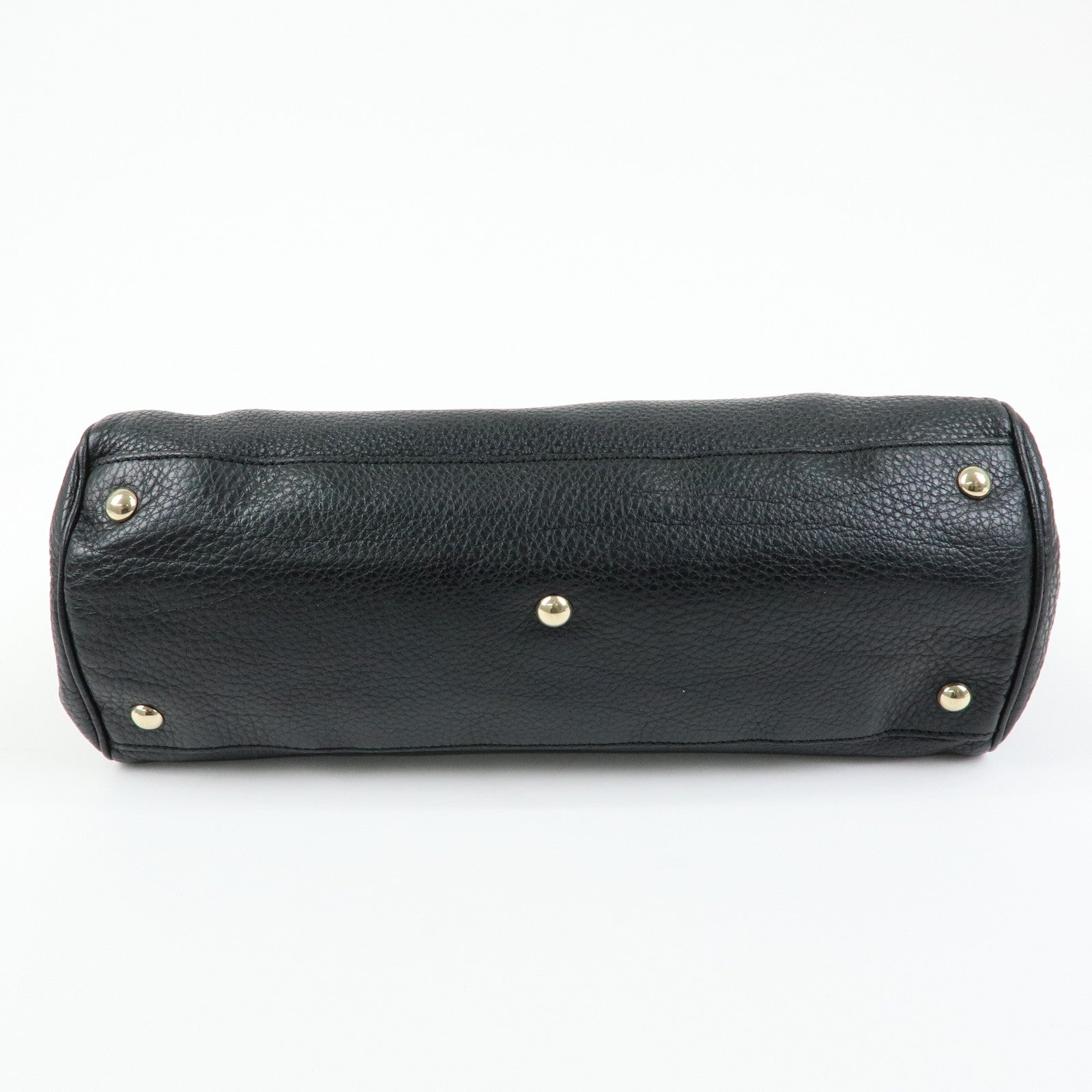 GUCCI Bamboo Leather Shopper Medium 2Way Bag Shoulder Bag 323660