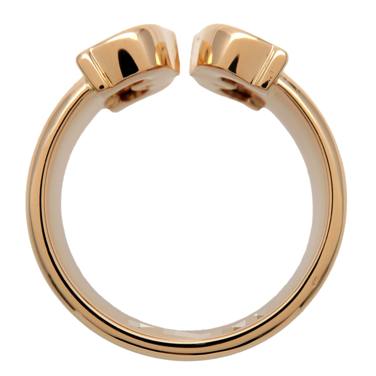 Cartier 2C Trinity Ring K18 750YG/WG/PG Gold #53 US7 EU53 HK15