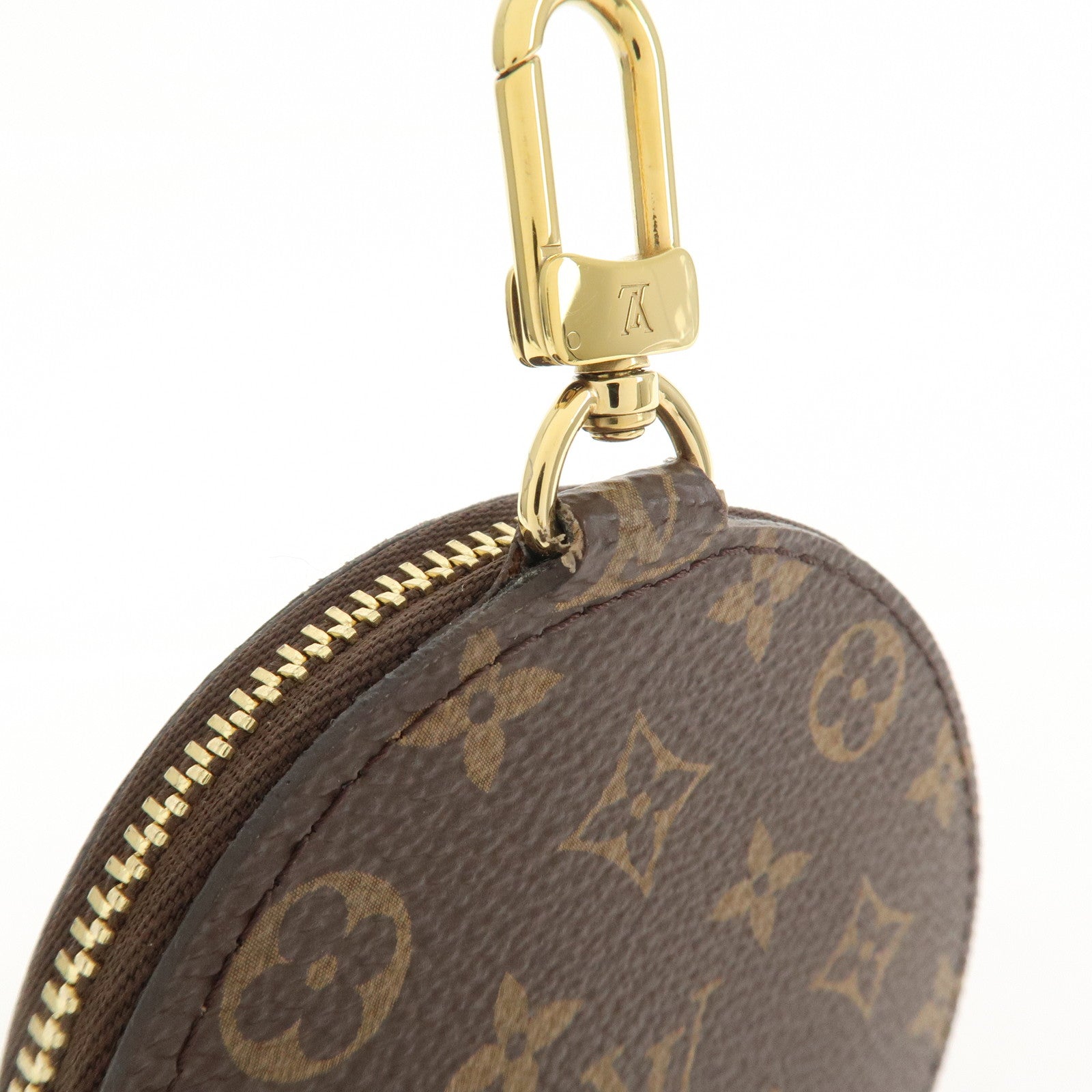 Louis Vuitton Monogram Canvas Coin Case Coin Wallet Brown