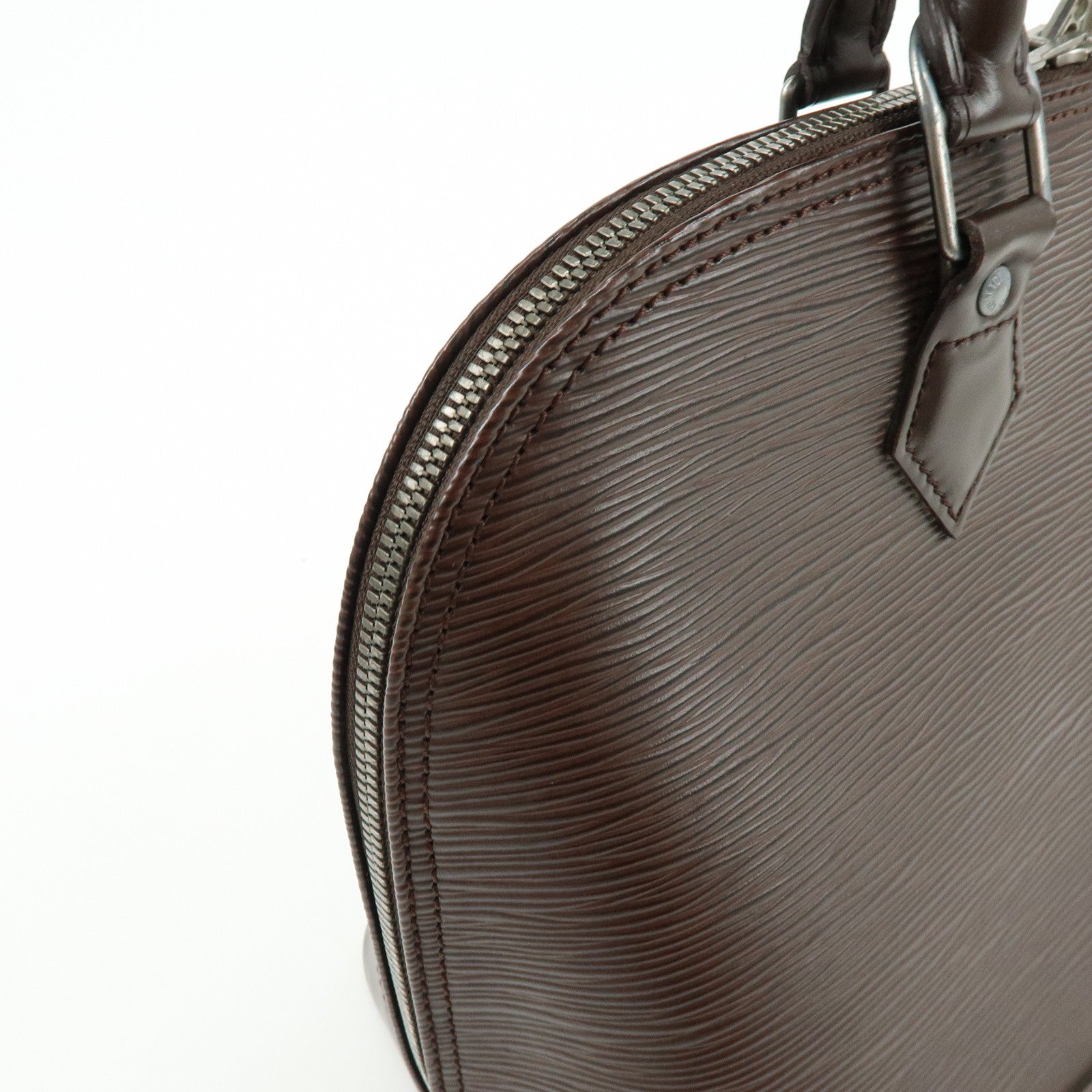 Louis Vuitton Epi Leather Alma Hand Bag Mocha Brown M5214D