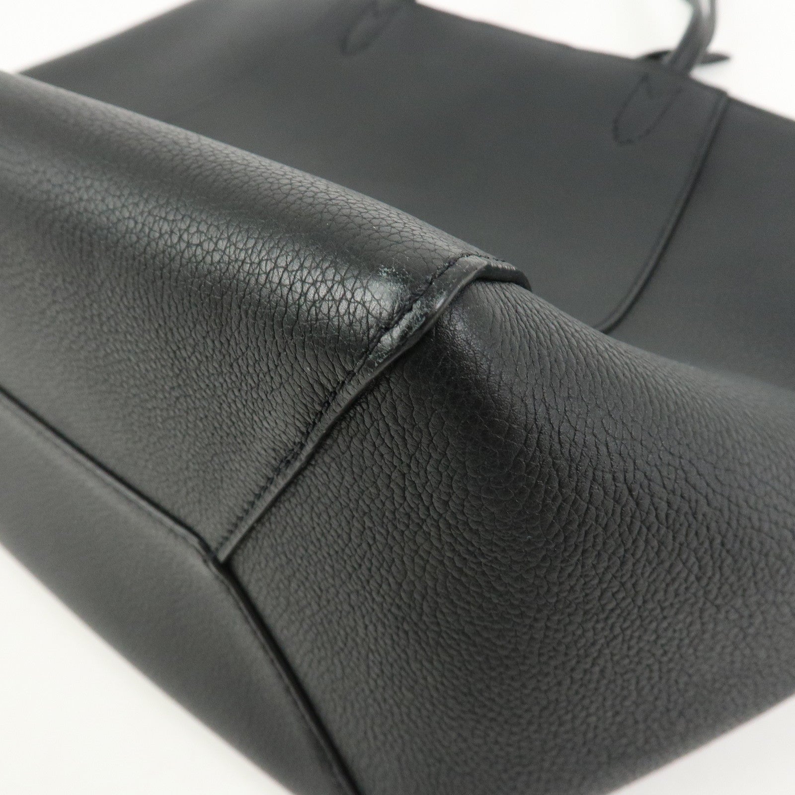 Louis Vuitton Lockme Cabas Leather Tote Bag Hand Bag Noir M42291