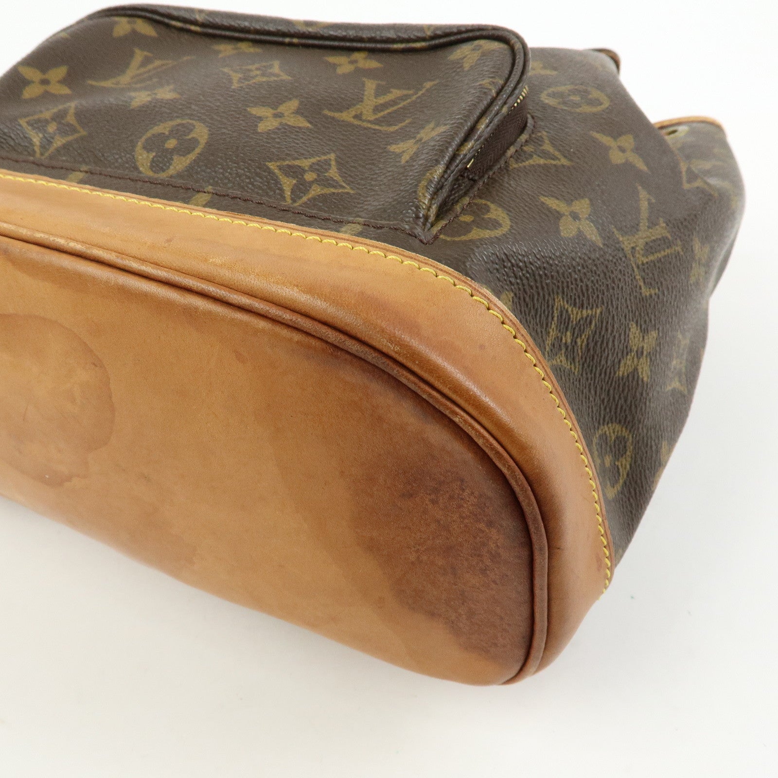 Louis Vuitton Monogram Montsouris MM Backpack Rucksack Brown M51136