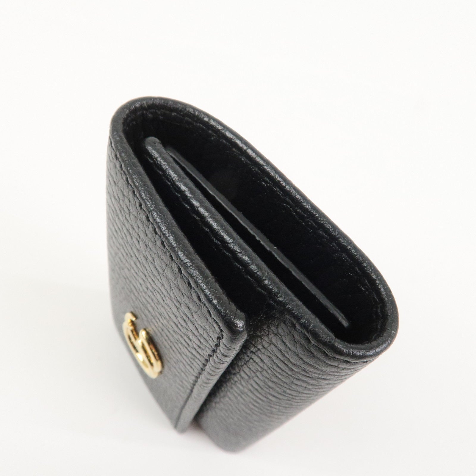 GUCCI GG Marmont Logo Leather 6 Key Case 456118