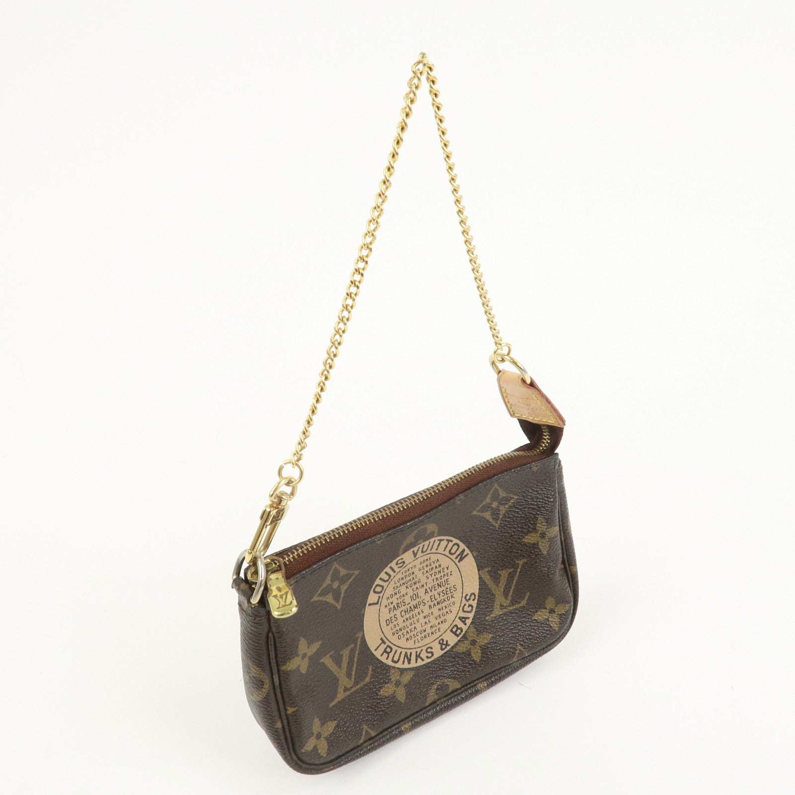 Louis Vuitton Monogram T&B Mini Pochette Accessoires Pouch M60153