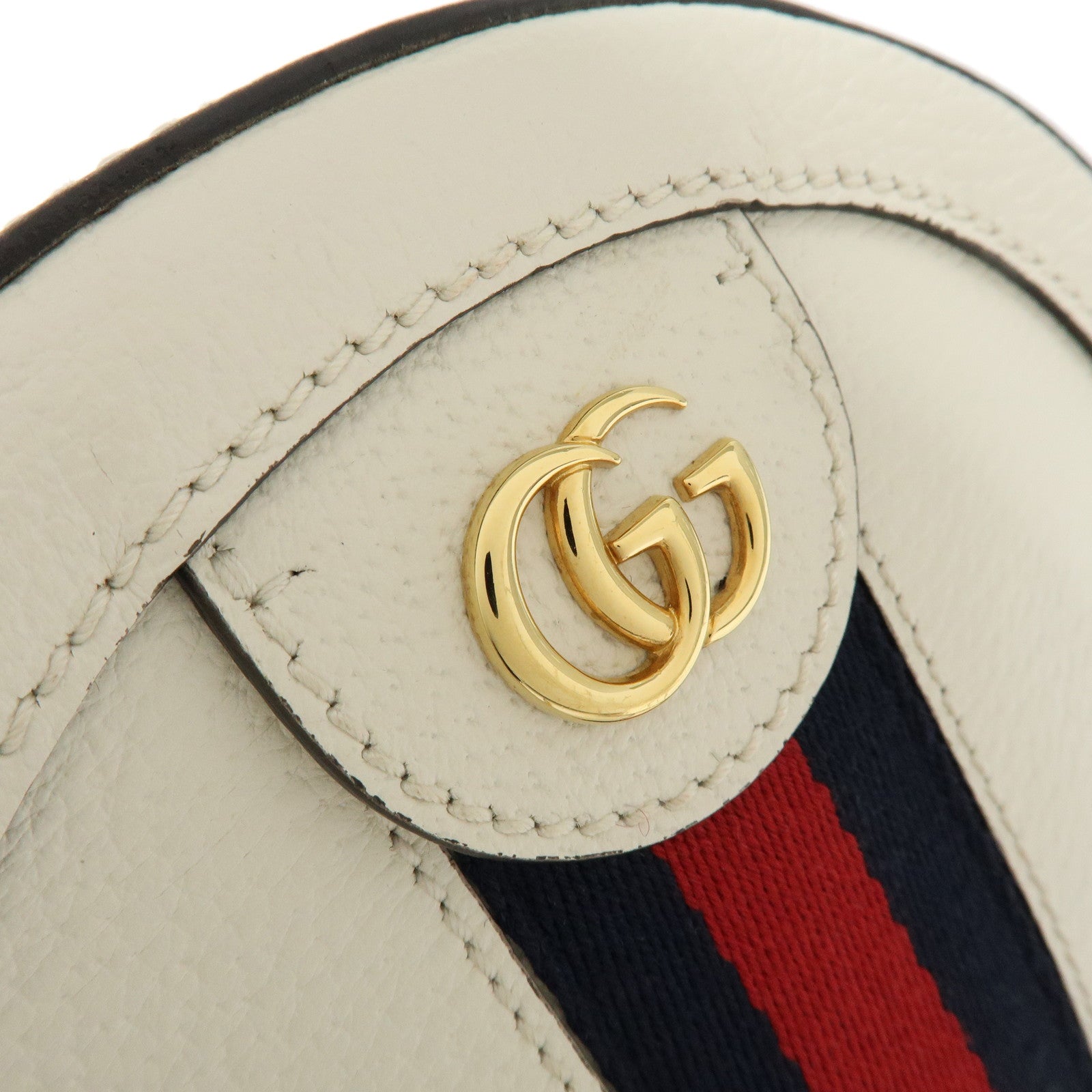 GUCCI Ophidia Sherry Double G Round Mini Chain Shoulder Bag 550618