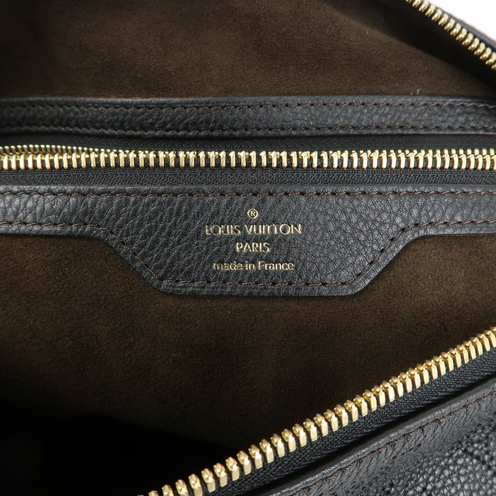 Louis Vuitton Monogram Mahina Leather 2Way Shoulder Bag Noir M93987