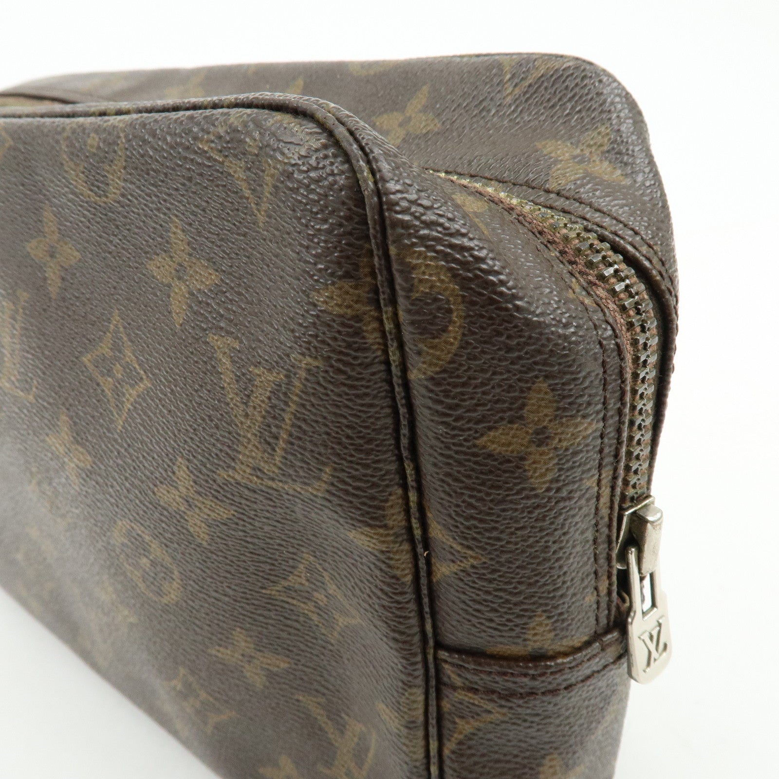 Louis Vuitton Monogram Trousse Toilette 27 Pouch Brown M47522