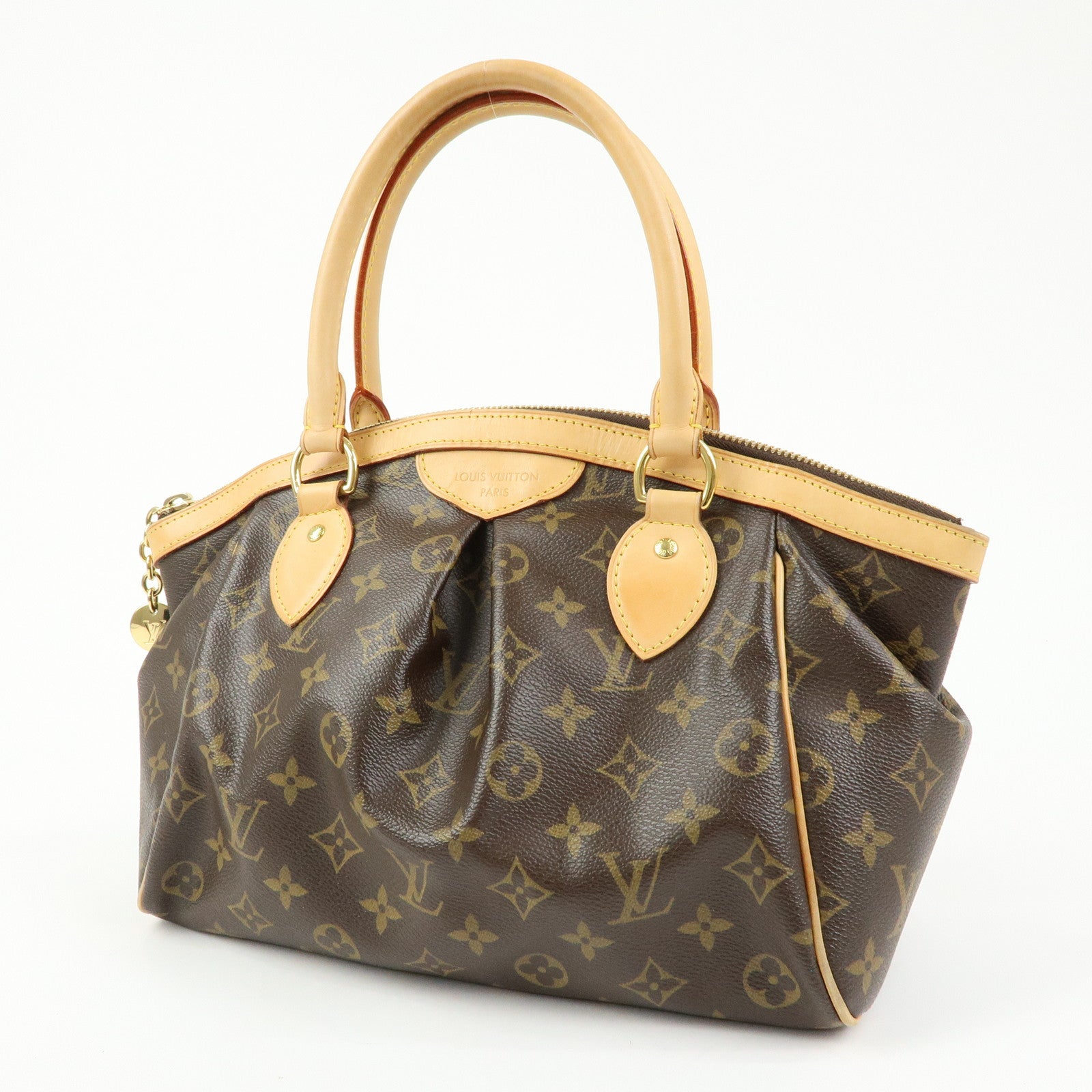 Louis Vuitton Monogram Tivoli PM Hand Bag Shoulder Bag Brown M40143