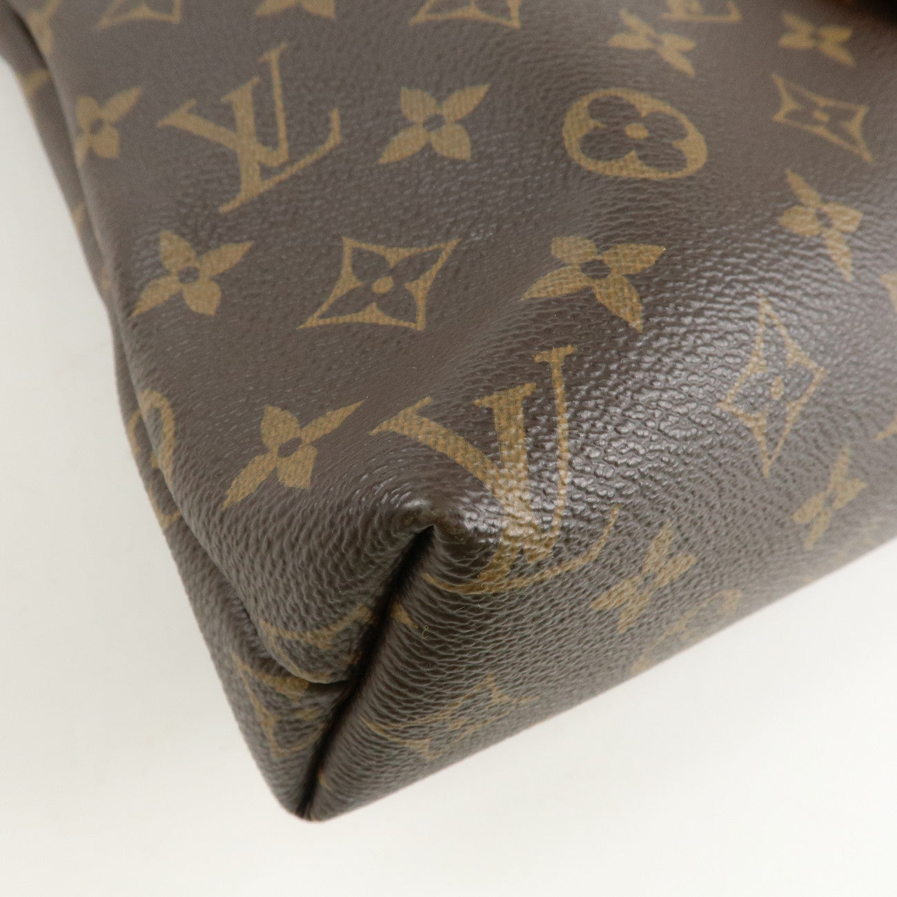 Louis Vuitton Monogram LockIt Chain Hand Bag Brown M40989 Used