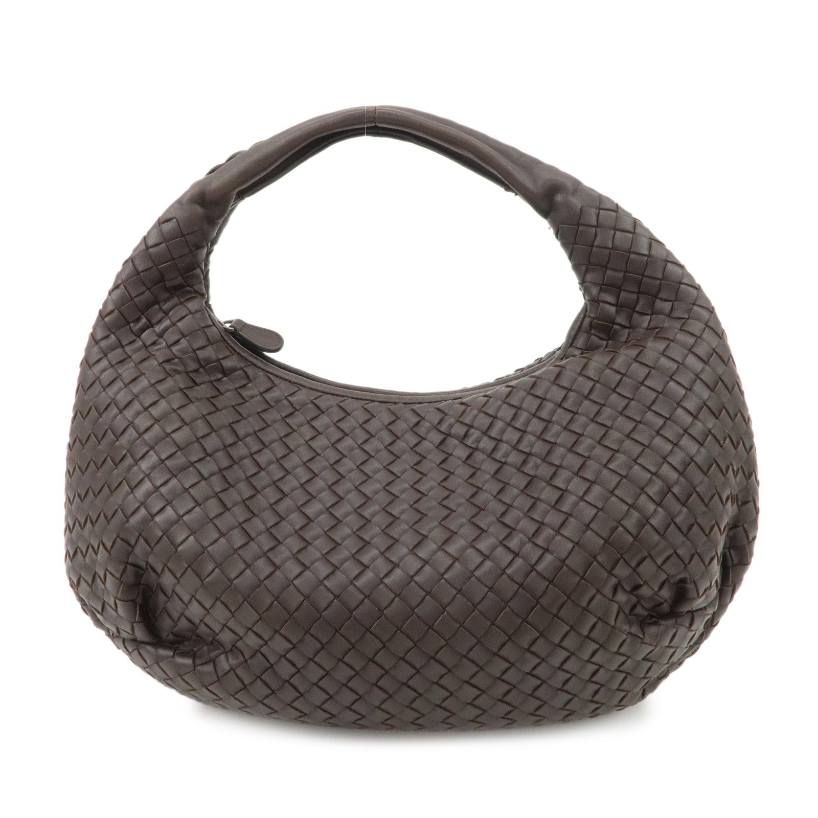 BOTTEGA VENETA Hobo Intrecciato Leather Shoulder Bag 232499