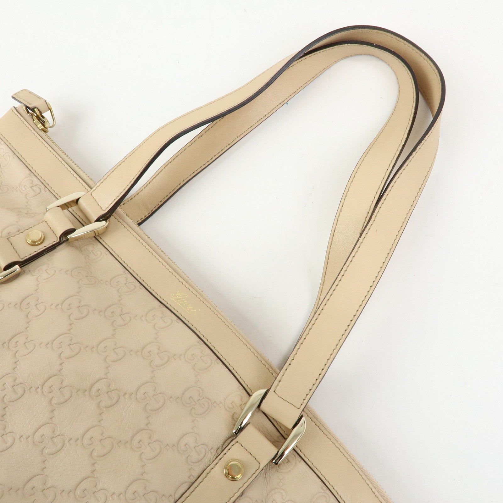 GUCCI Abbey Guccissima Leather Tote Bag Hand Bag Pink141470