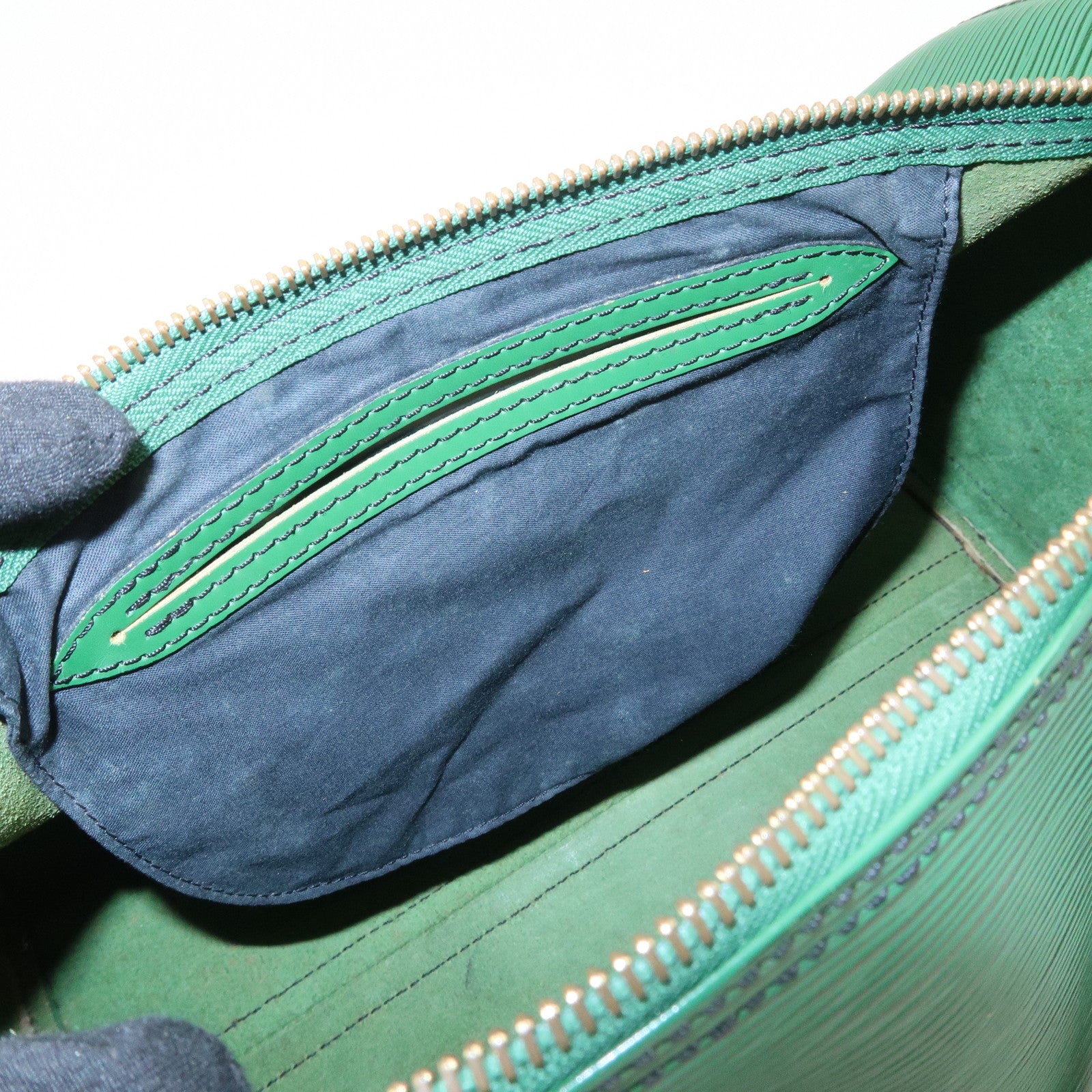 Louis Vuitton Epi Speedy 30 Boston Bag Hand Bag Borneo Green M43004