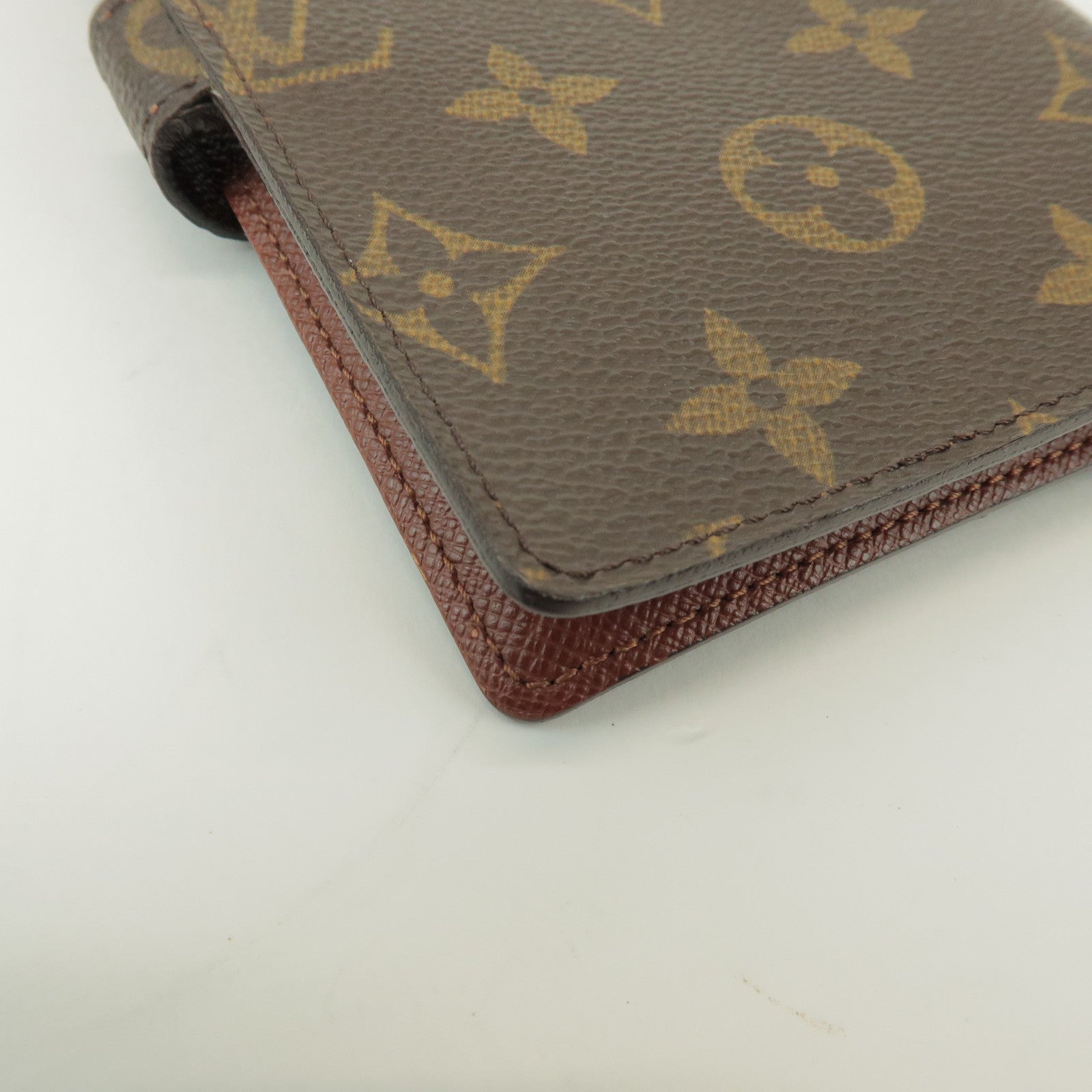 Louis Vuitton Monogram Agenda PM Planner Cover Brown R20005