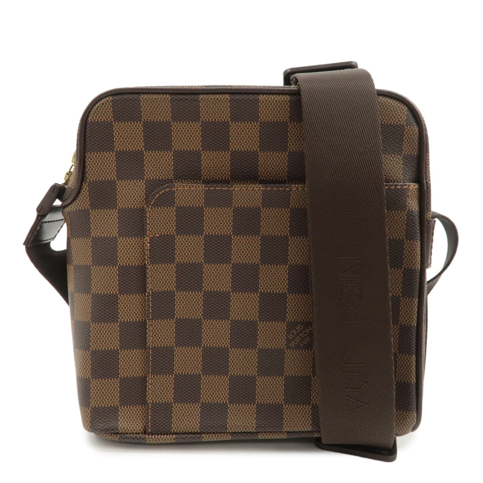 Louis Vuitton Damier Olaf PM Crossbody Shoulder Bag Brown N41442