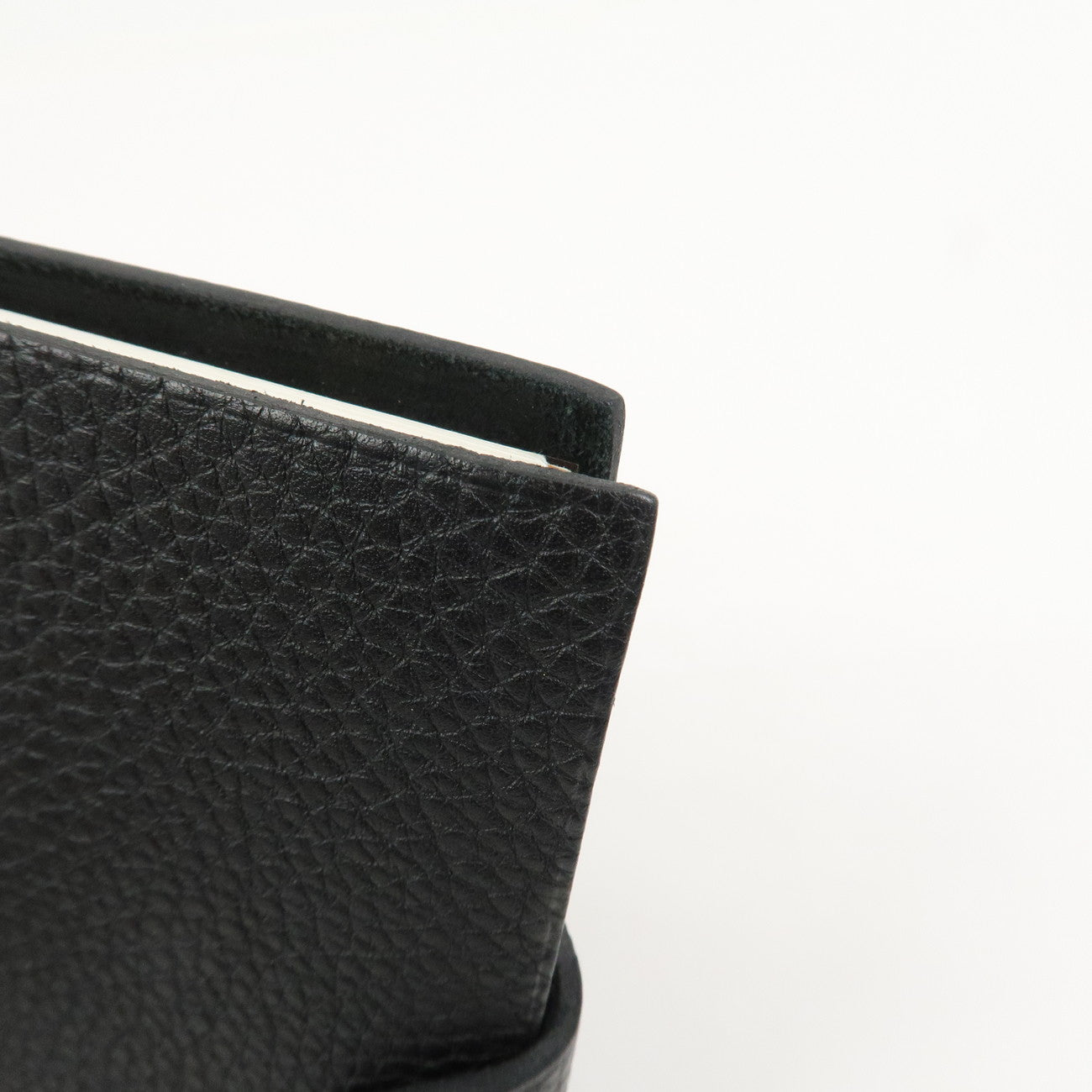 HERMES Togo Leather Ulysse PM Planner Cover □F Stamped Black