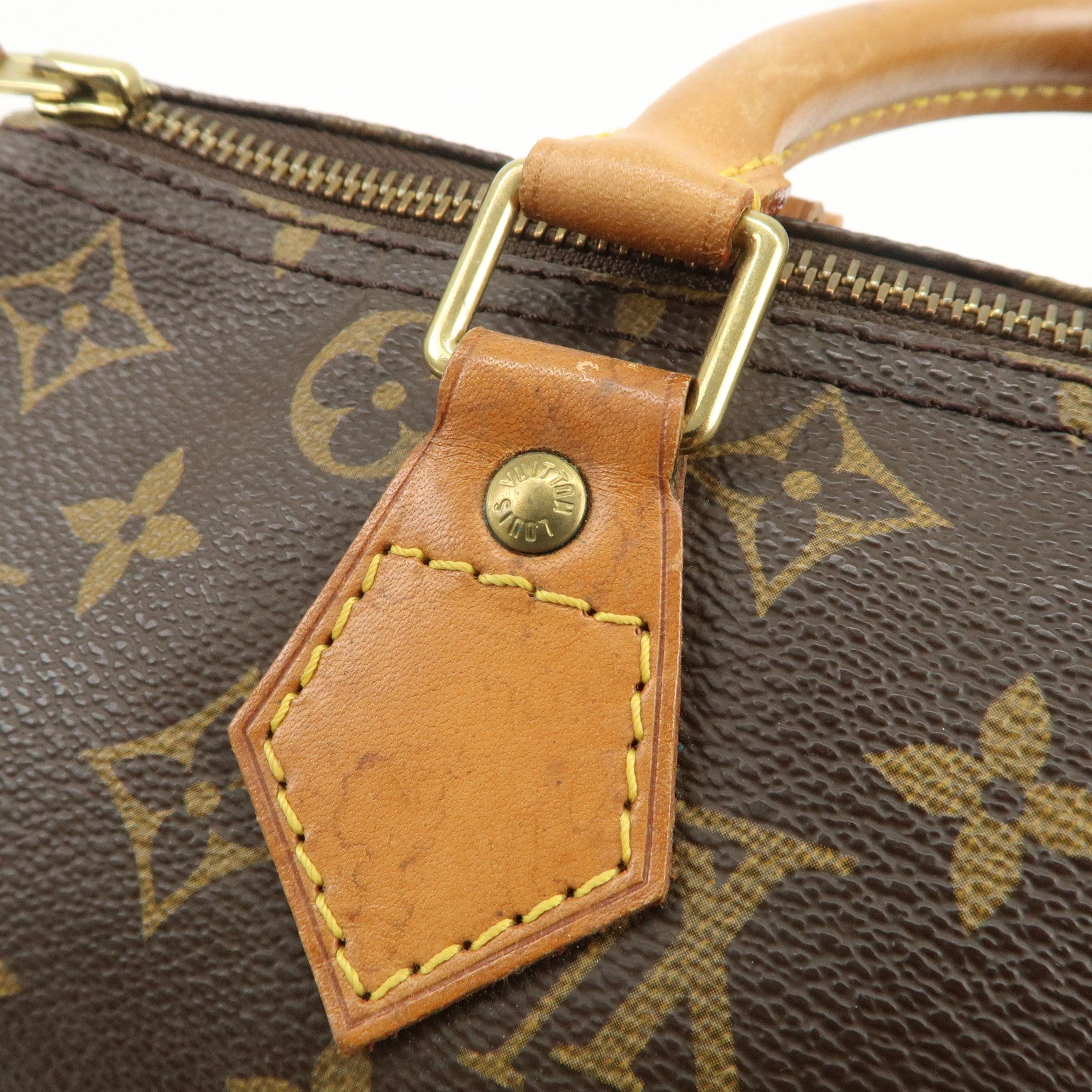 Louis Vuitton Monogram Speedy 30 Boston Bag Hand Bag Brown M41526