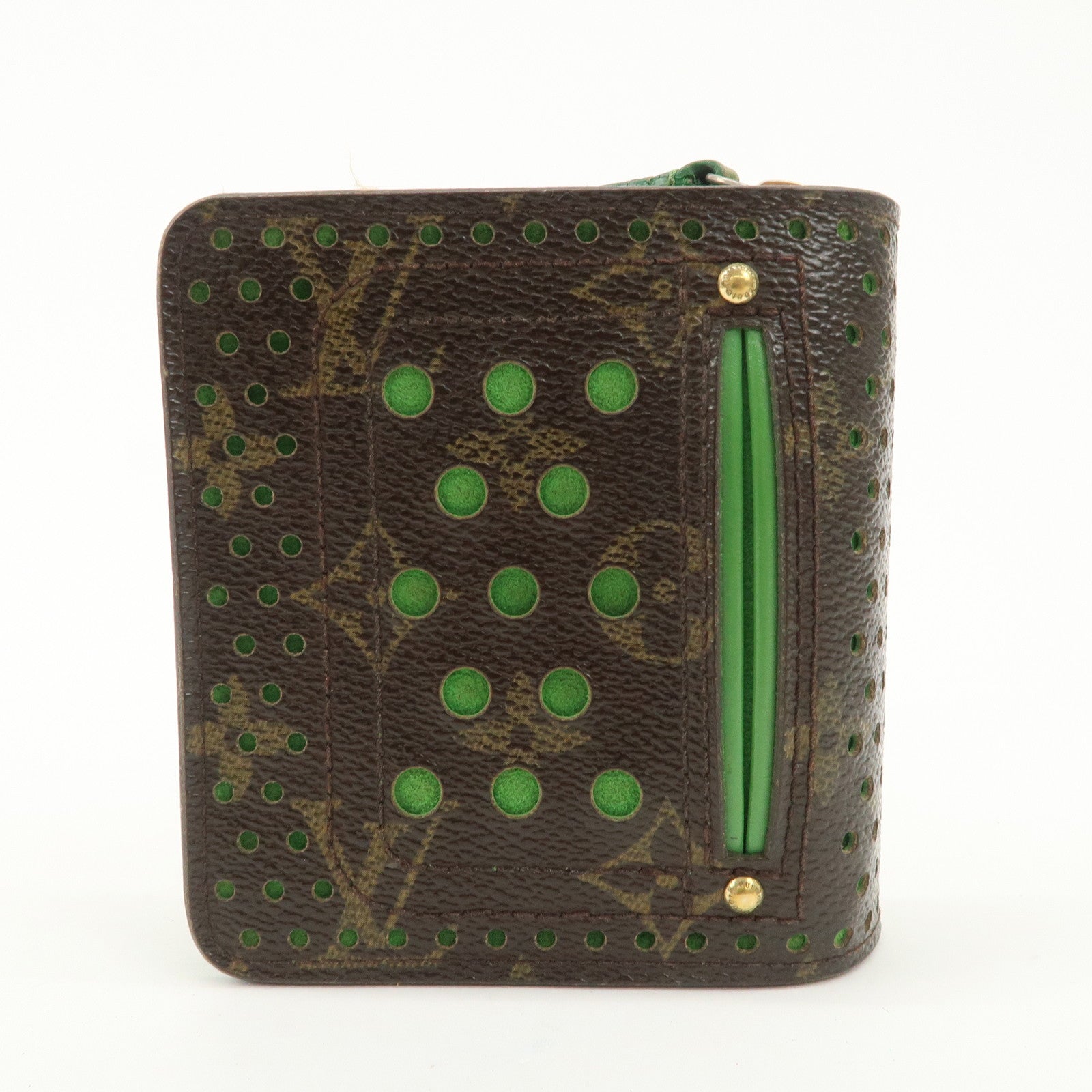 Louis Vuitton Monogram Perfore Compact Zip Bi-fold Wallet M95218