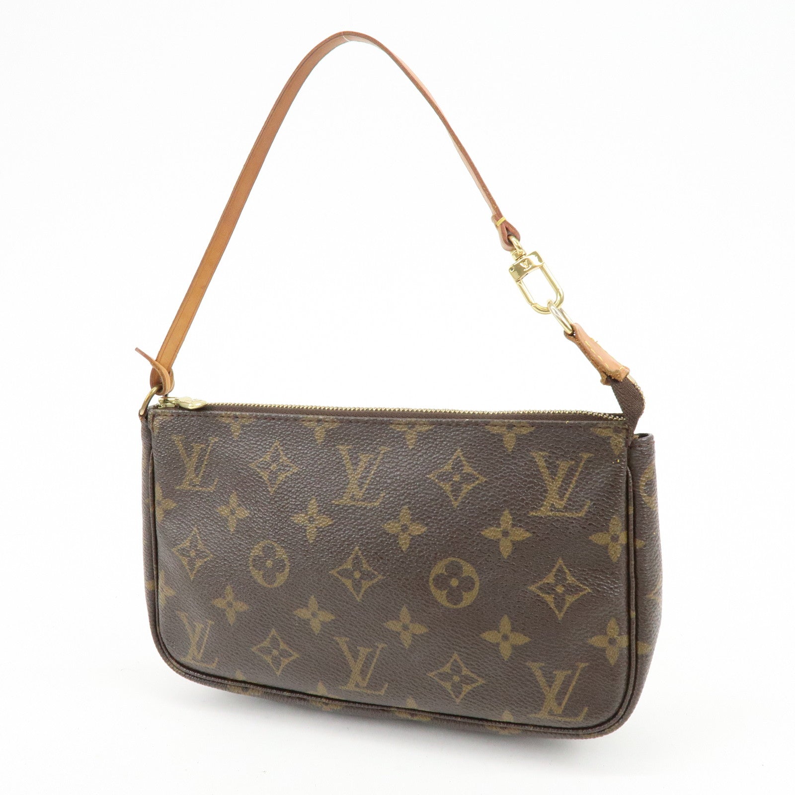 Louis Vuitton Monogram Pochette Accessoires Pouch Hand Bag M51980