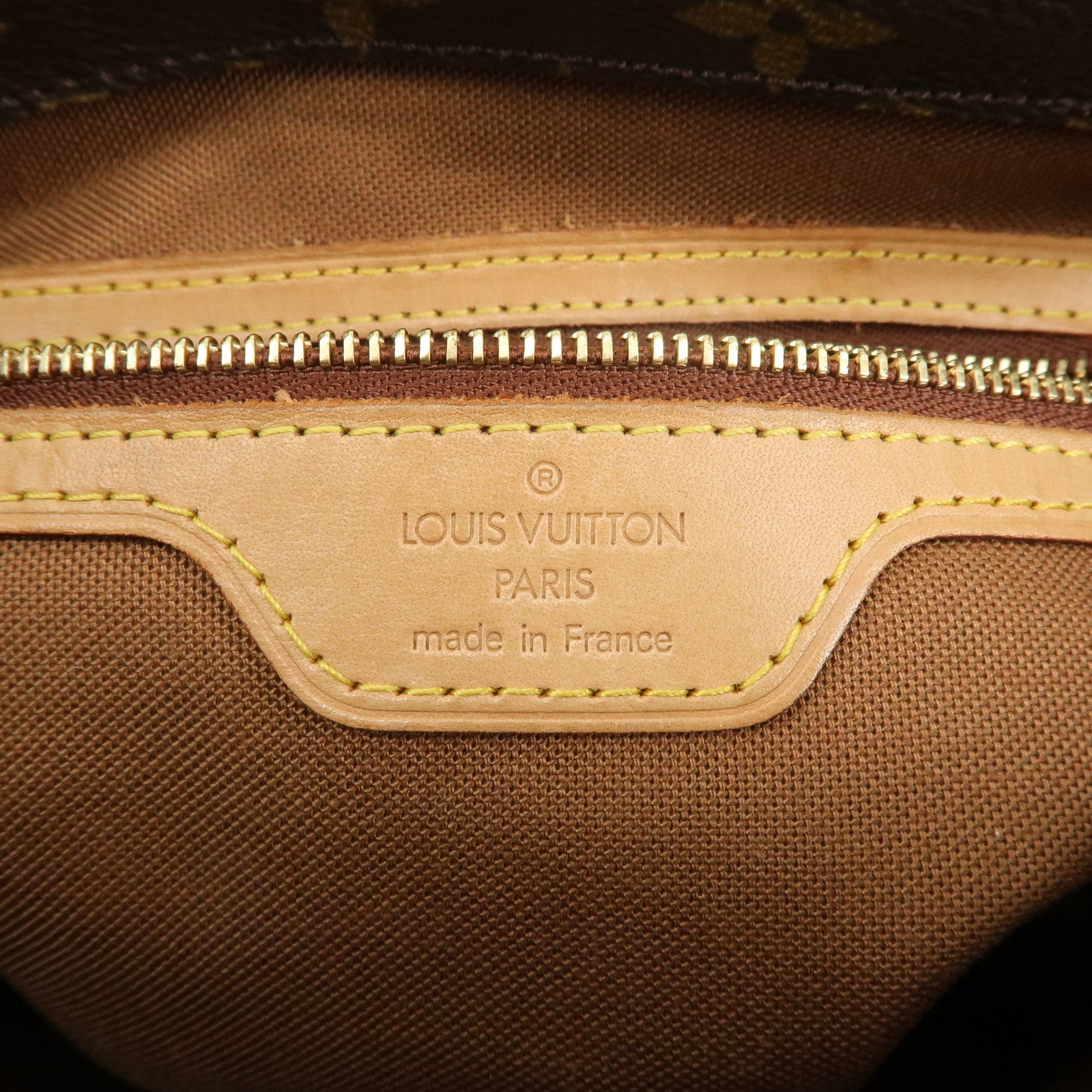 Louis Vuitton Monogram Cabas Piano Tote Bag Hand Bag M51148