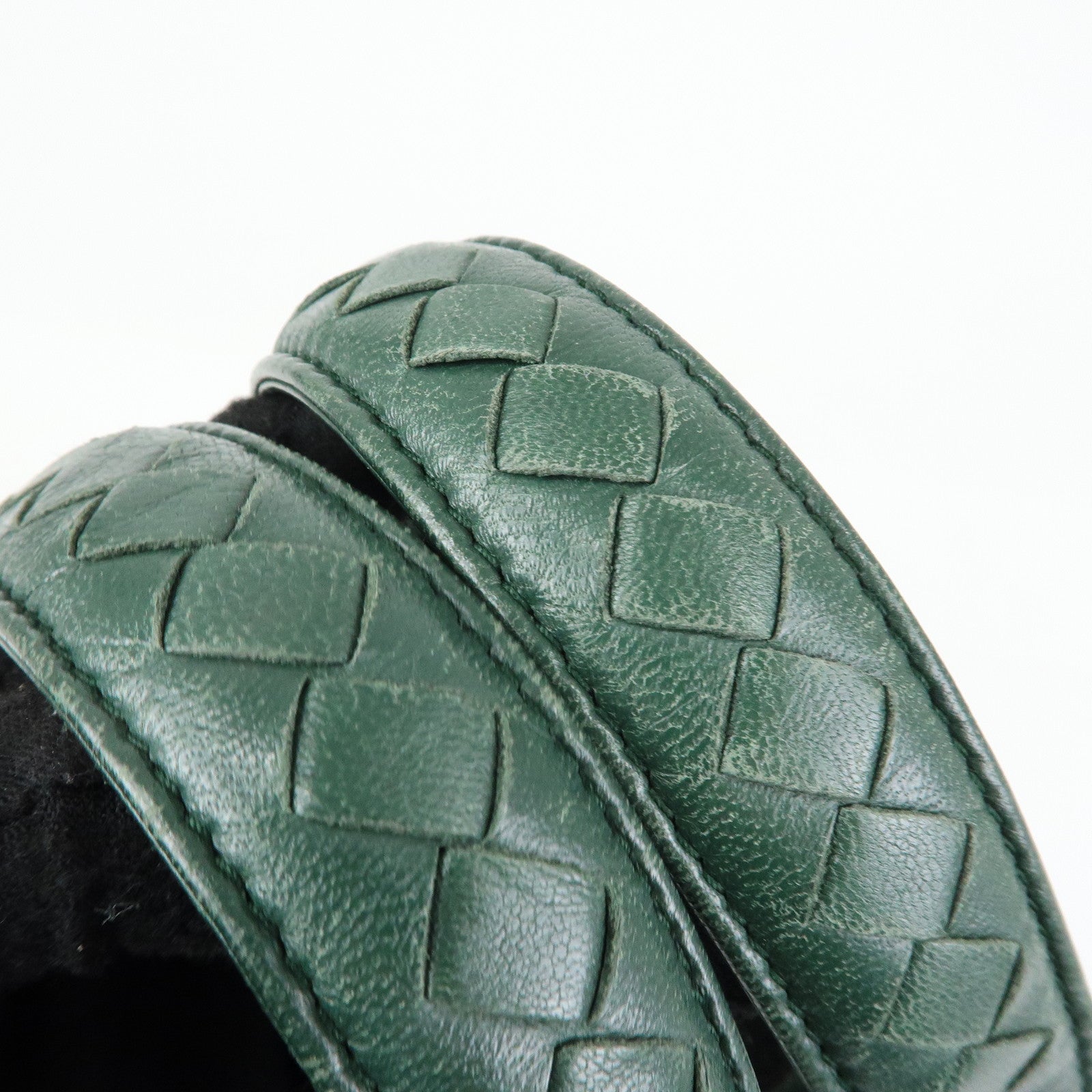 BOTTEGA VENETA Campana Intrecciato Leather Hand Bag 125787V0016