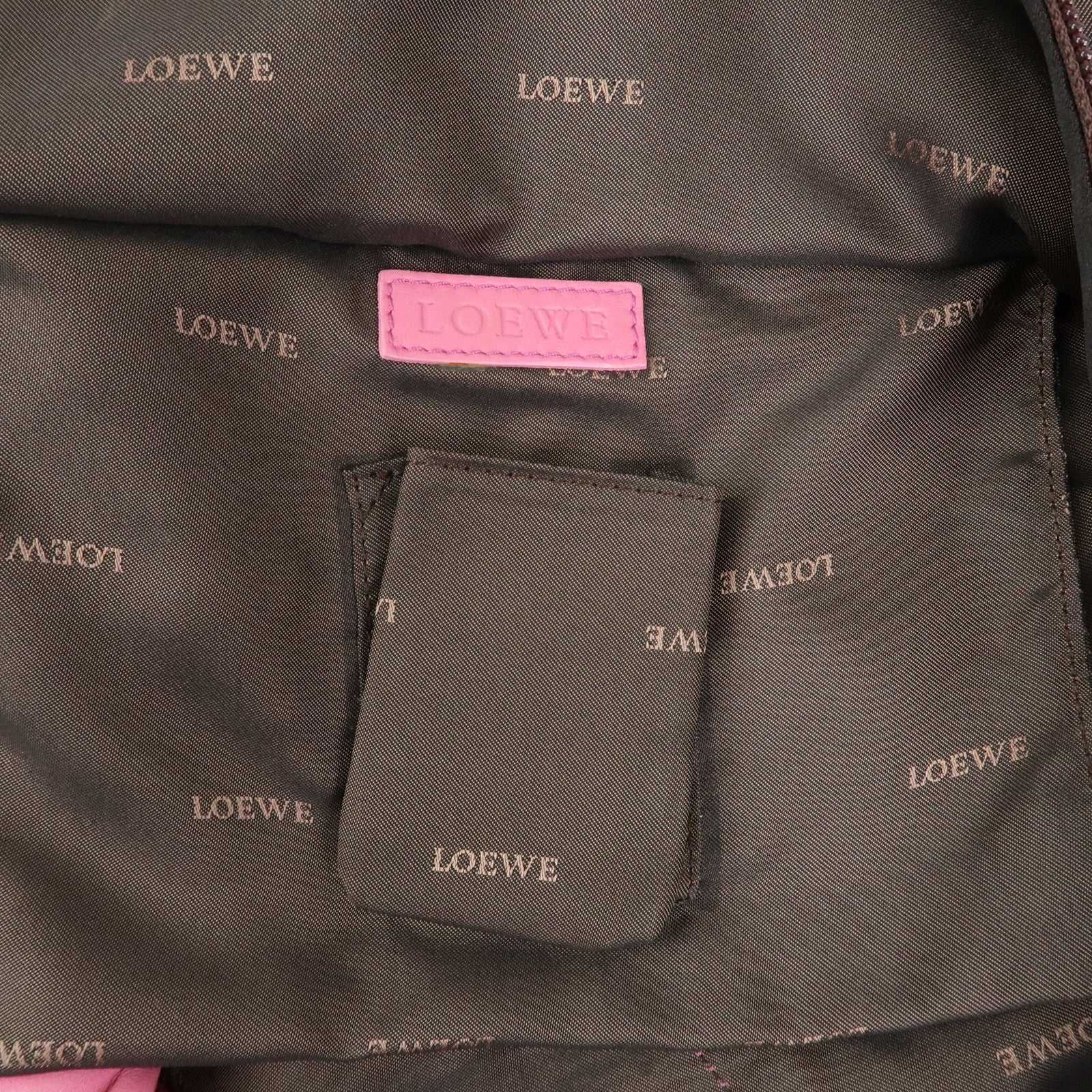 LOEWE Anagram Nappa Aire Leather Hand Bag Shoulder Bag Pink