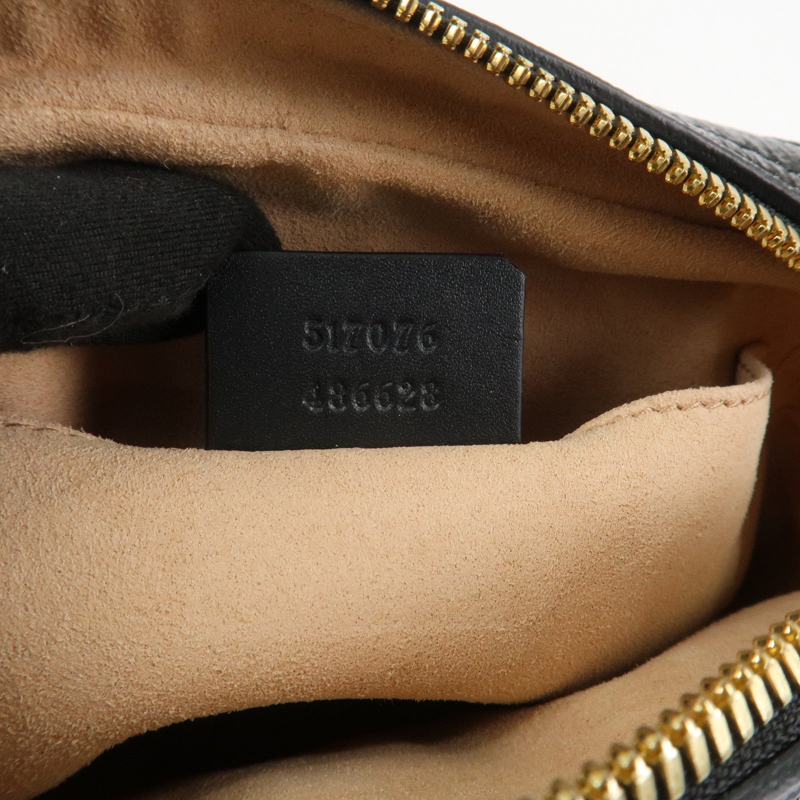 GUCCI Sherry GG Marmont Suede Waist Pouch Body Bag Red Black 517076
